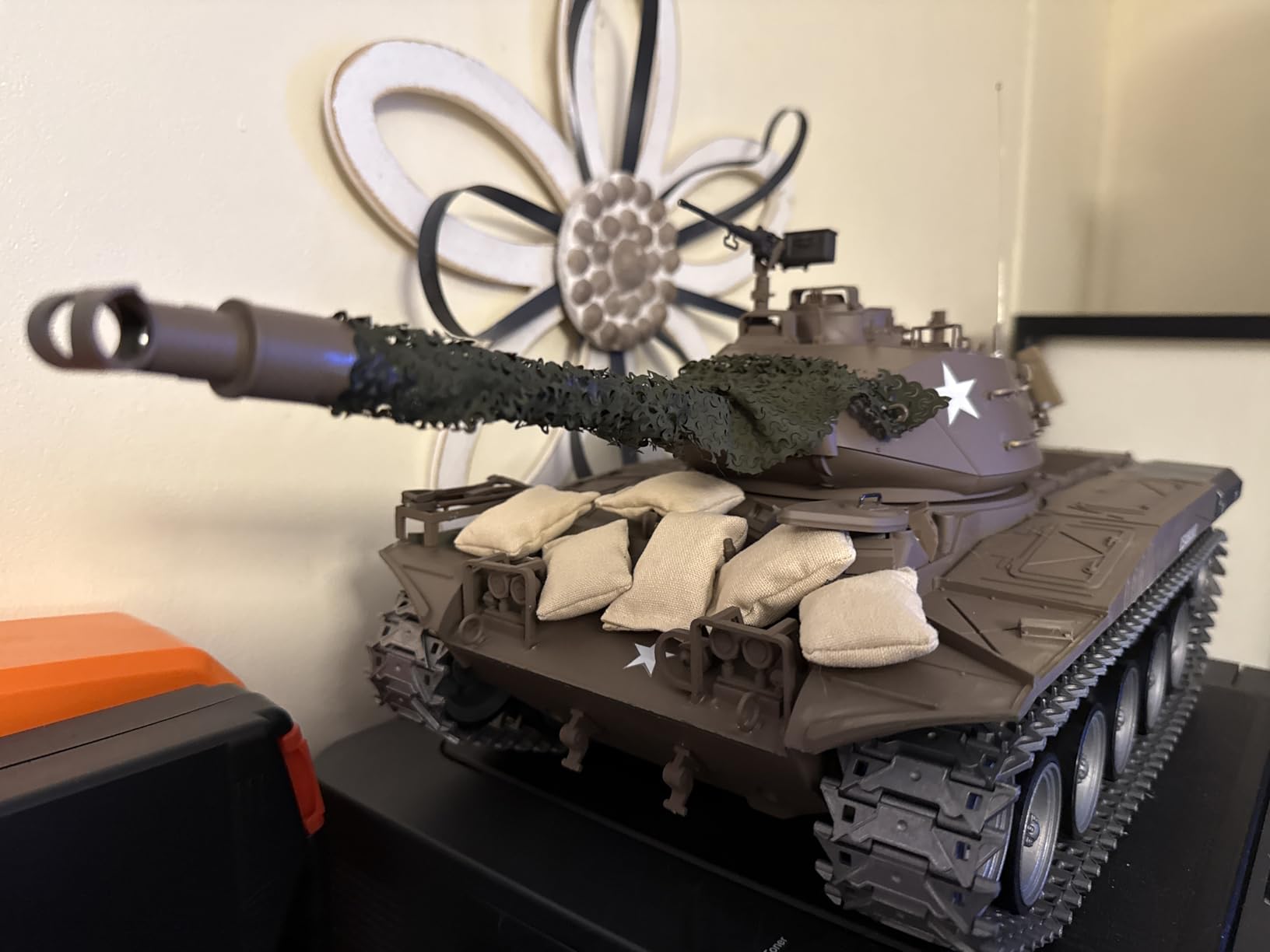 Modified Edition 1/16 Remote Control US M41A3 Walker Bulldog Tank (Upgraded/Metal Road Wheel & Tracks & Sprocket & Idle Wheel)(5000mah Nimh Battery)(Steel Gear Gearbox) customer photo 1