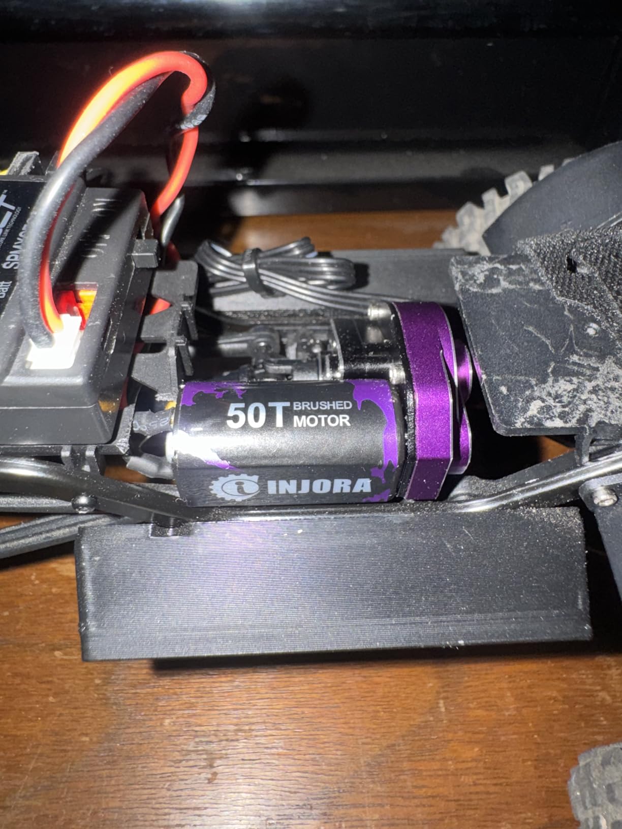 INJORA 050 50T Brushed Motor with Helical Gear Complete Transmission for SCX24 1/24 RC Crawler Upgrade customer photo 1