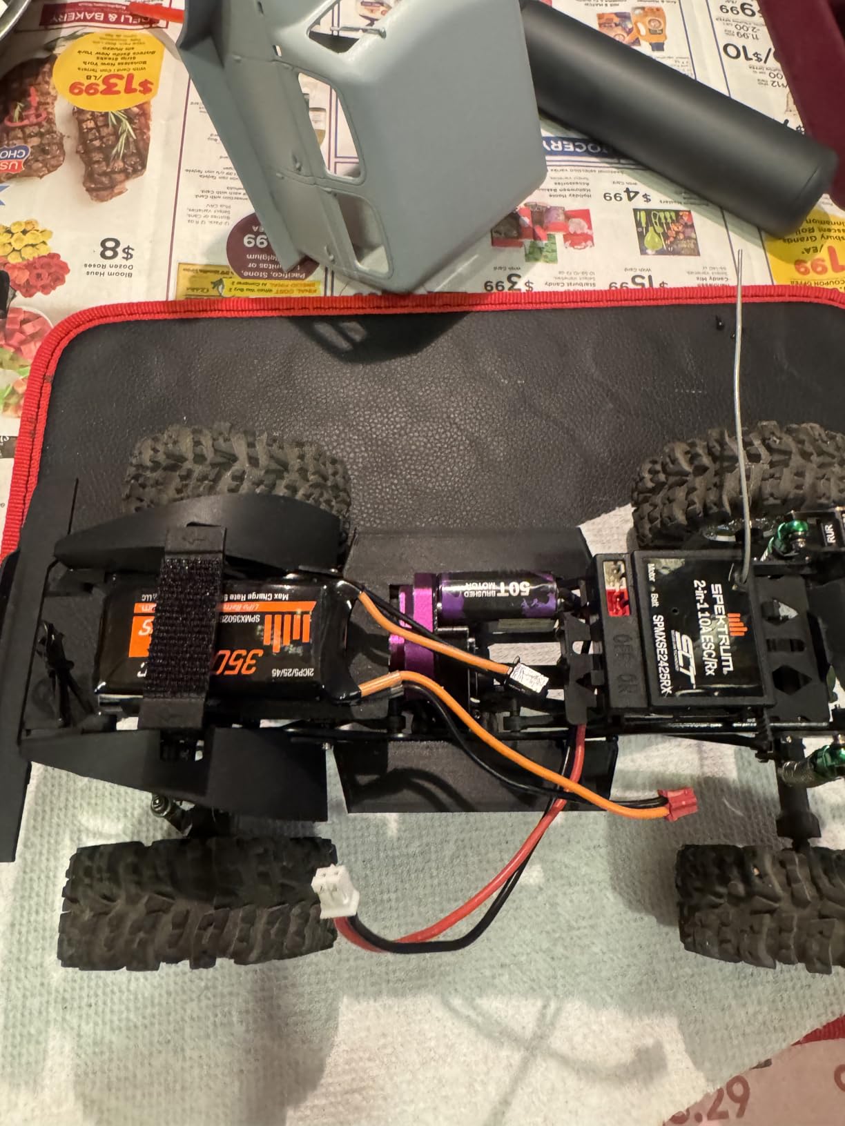 INJORA 050 50T Brushed Motor with Helical Gear Complete Transmission for SCX24 1/24 RC Crawler Upgrade customer photo 2