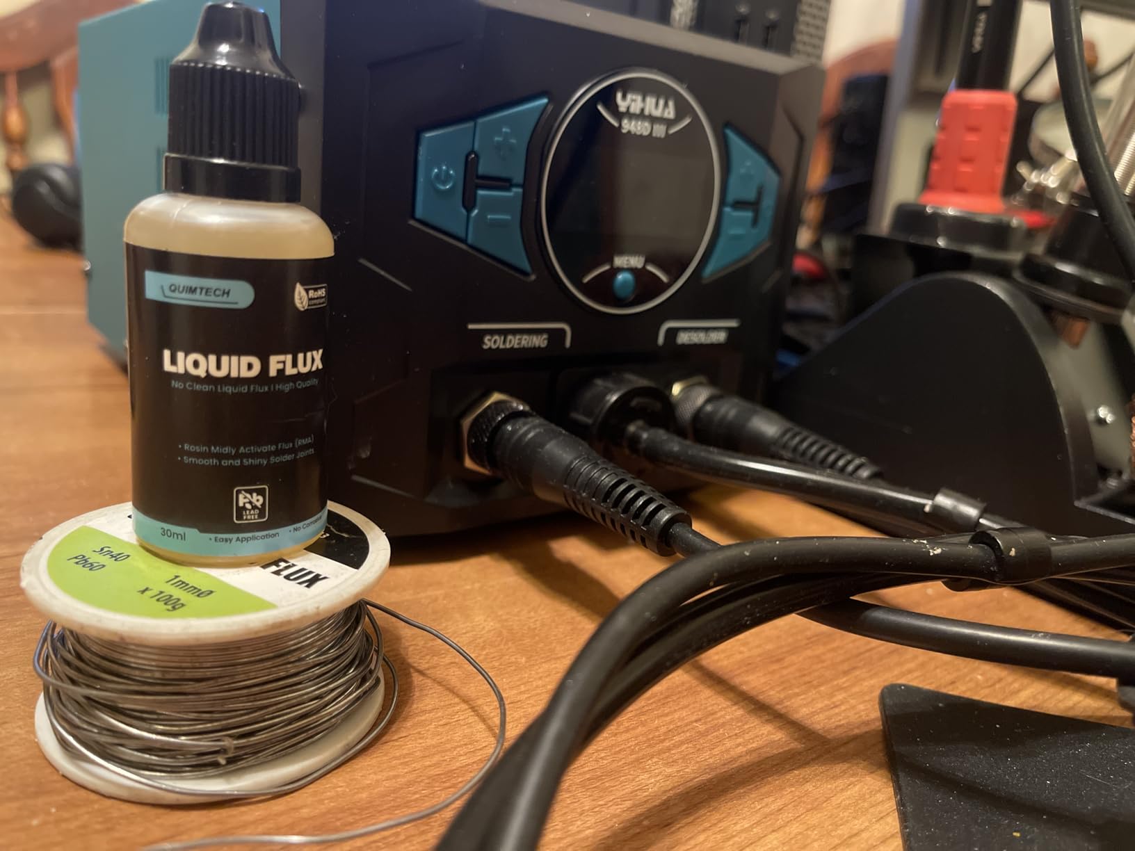 Liquid Solder Flux Dropper (30 ml/1 Oz.) I RMA Liquid Solder Flux I Soldering Flux I Electrical Solder I No Clean Liquid Flux I Rosin Flux I Soldering Flux for Electronics I Lead Free Liquid Solder I customer photo 2