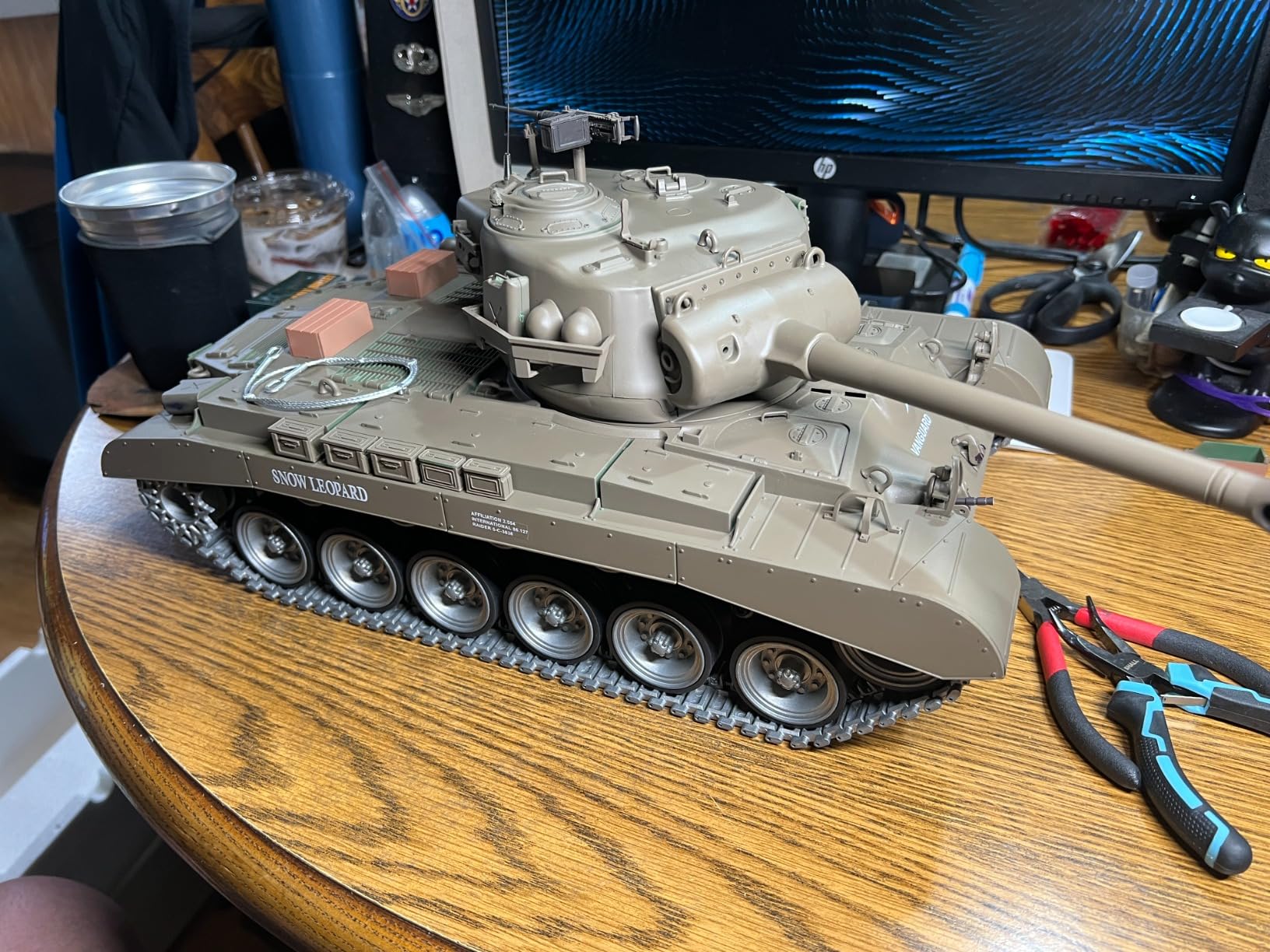 Modified Edition 1/16 Remote Control US M26 Pershing Heavy Tank (Upgraded/Metal Road Wheels & Tracks & Sprocket Wheel & Idle Wheel)(5000mah Nimh Battery)(Steel Gear Gearbox) customer photo 2