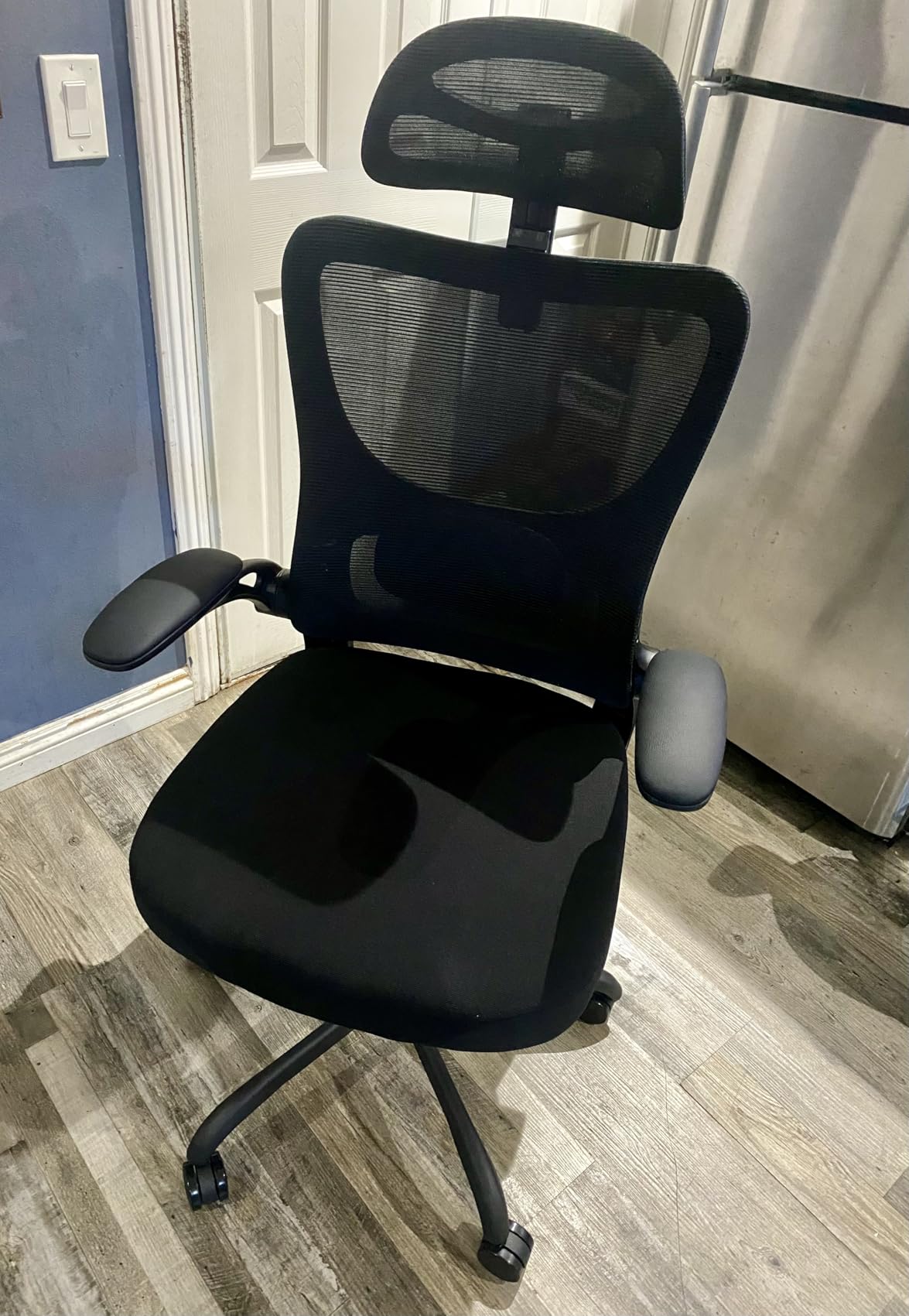 Marsail Ergonomic Office Chair High Back Mesh with Adjustable Lumbar Support Rolling Work Swivel Task Chairs customer photo 2