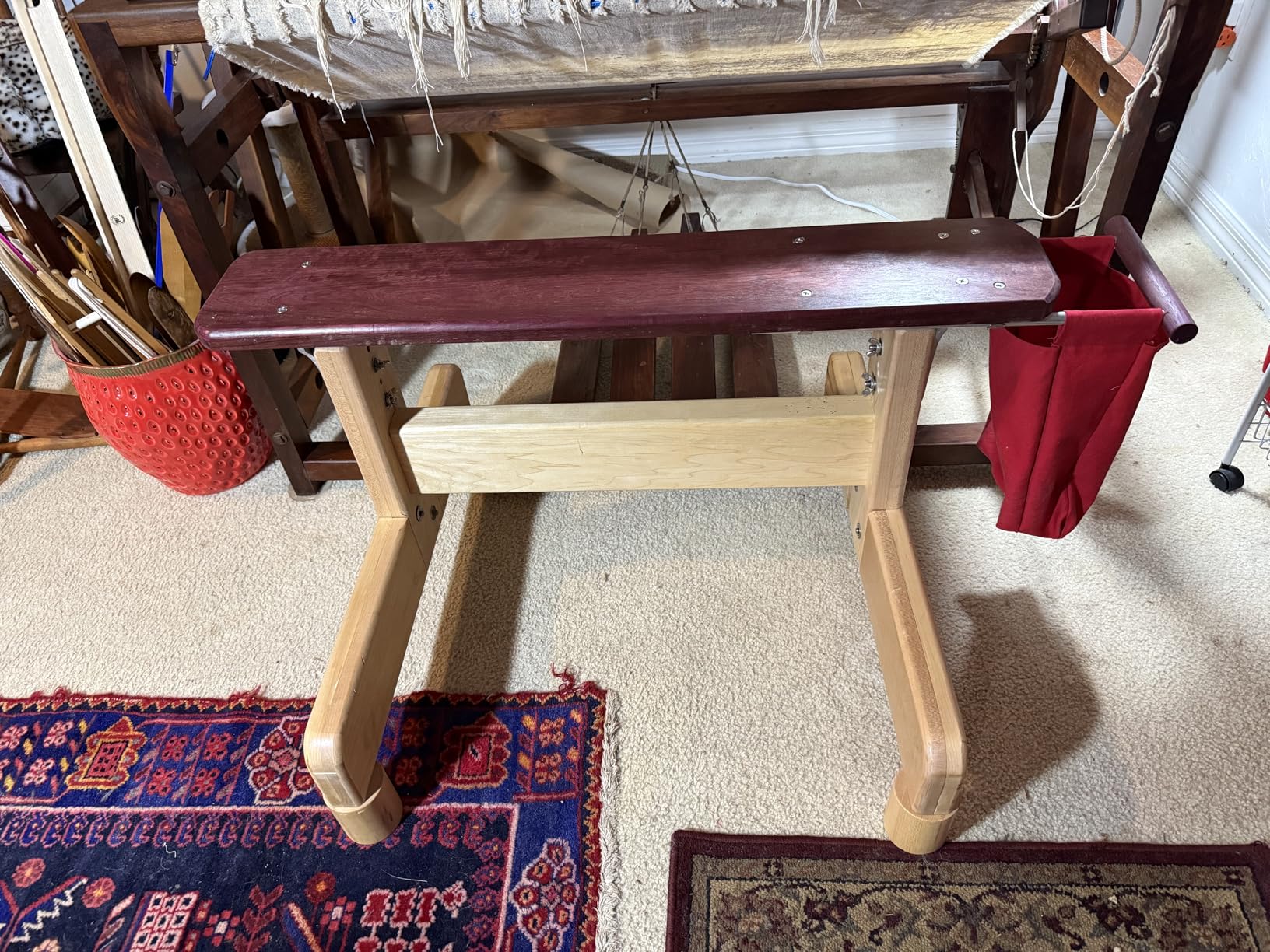 Wooden Dowel Rods - Hard Maple and Purpleheart in Each Pack - 1 x 12 Inch (Pack of 2) - Kiln-Dried Unfinished Natural Hardwood Dowels for Crafts and Woodworking customer photo 1