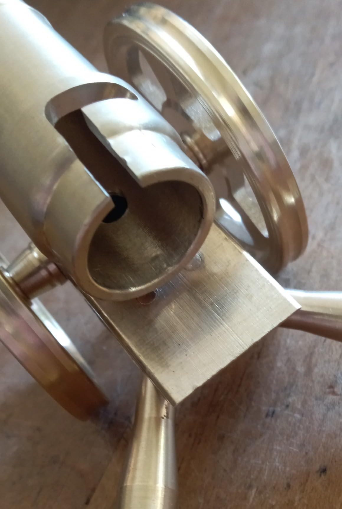 TIETHEKNOT Mini Brass Napoleon Cannon Model Hand-Polished Desktop Showpiece Collectible customer photo 2