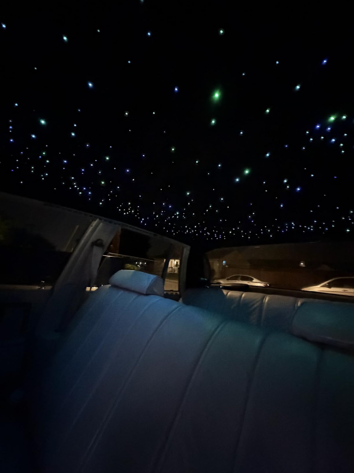 VASTFIRE Starlight Headliner Kit - 1300pcs Twinkle Meteor Fiber Optic Star Lights for Car, Bluetooth APP & Remote Control, RGBW Color Changing, DIY Interior Roof Ceiling Light, Sound Sync LED Kit customer photo 2