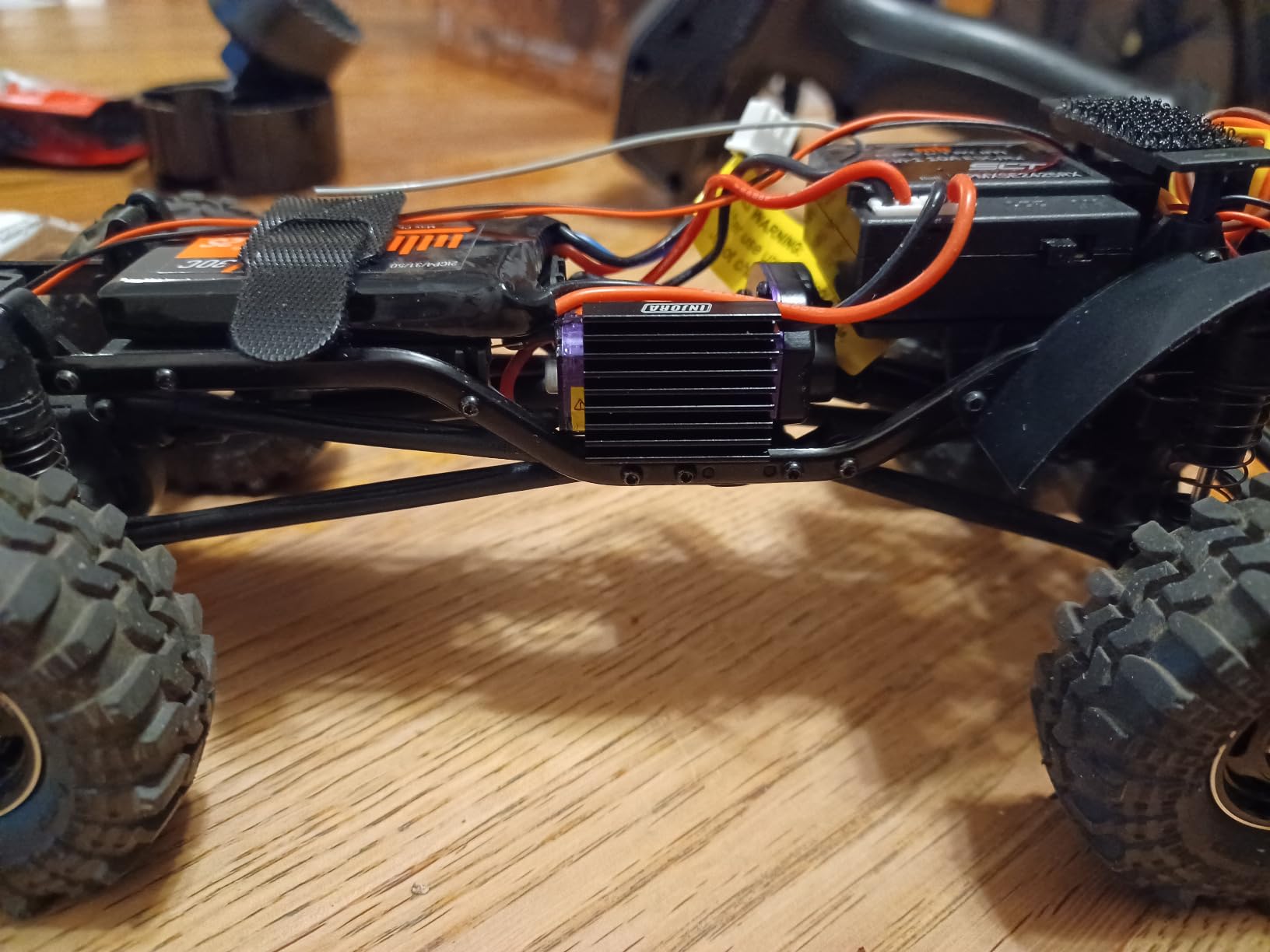 INJORA 050 Pro Brushed Motor 50T with Metal Motor Mount and 4g Aluminum Heat Sink for SCX24 1/24 RC Crawler Upgrade customer photo 2