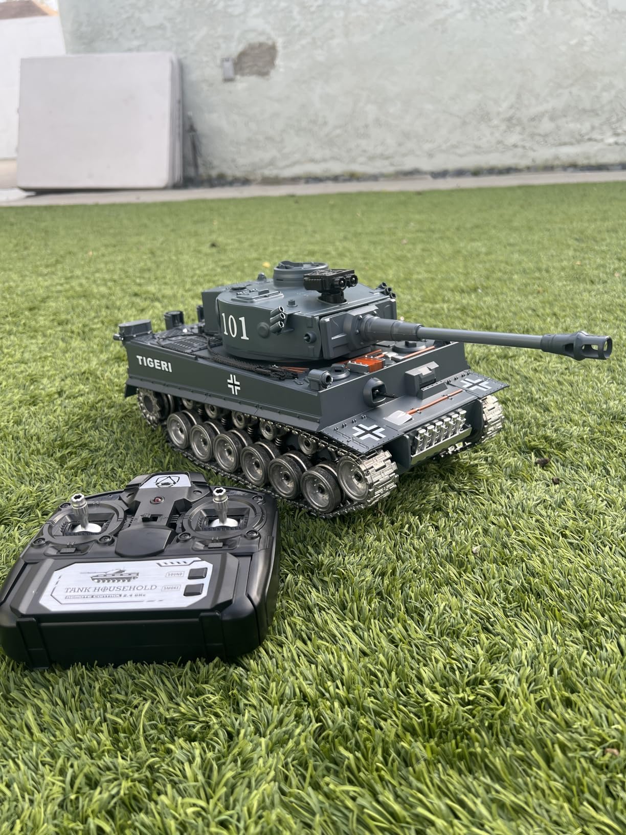 Supdex RC Tank, 1:18 Alloy Metal German Tiger I Remote Control Army Model Toys customer photo 1