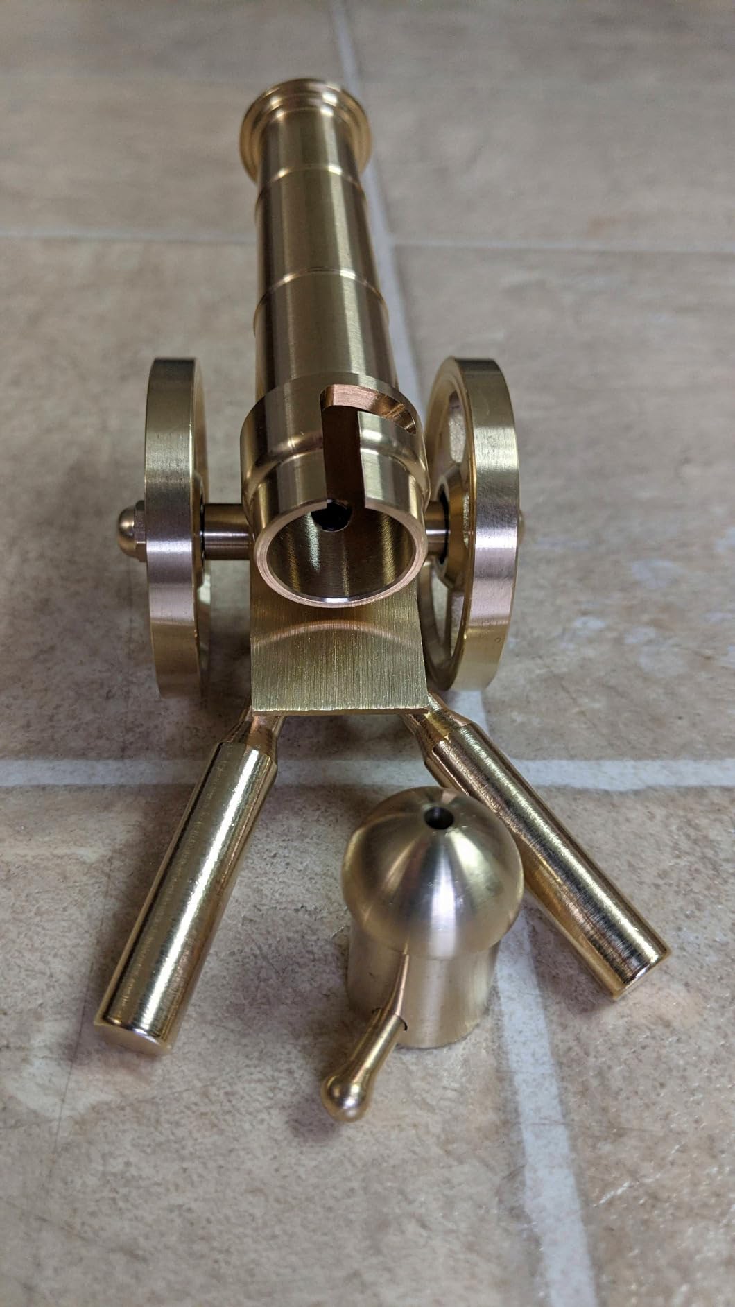 Model Cannon Decoration, Mini Cannon Home Solid Brass Cannon Brass Statue for Shelf Housewarming Gift Living Room Table Decoration customer photo 2