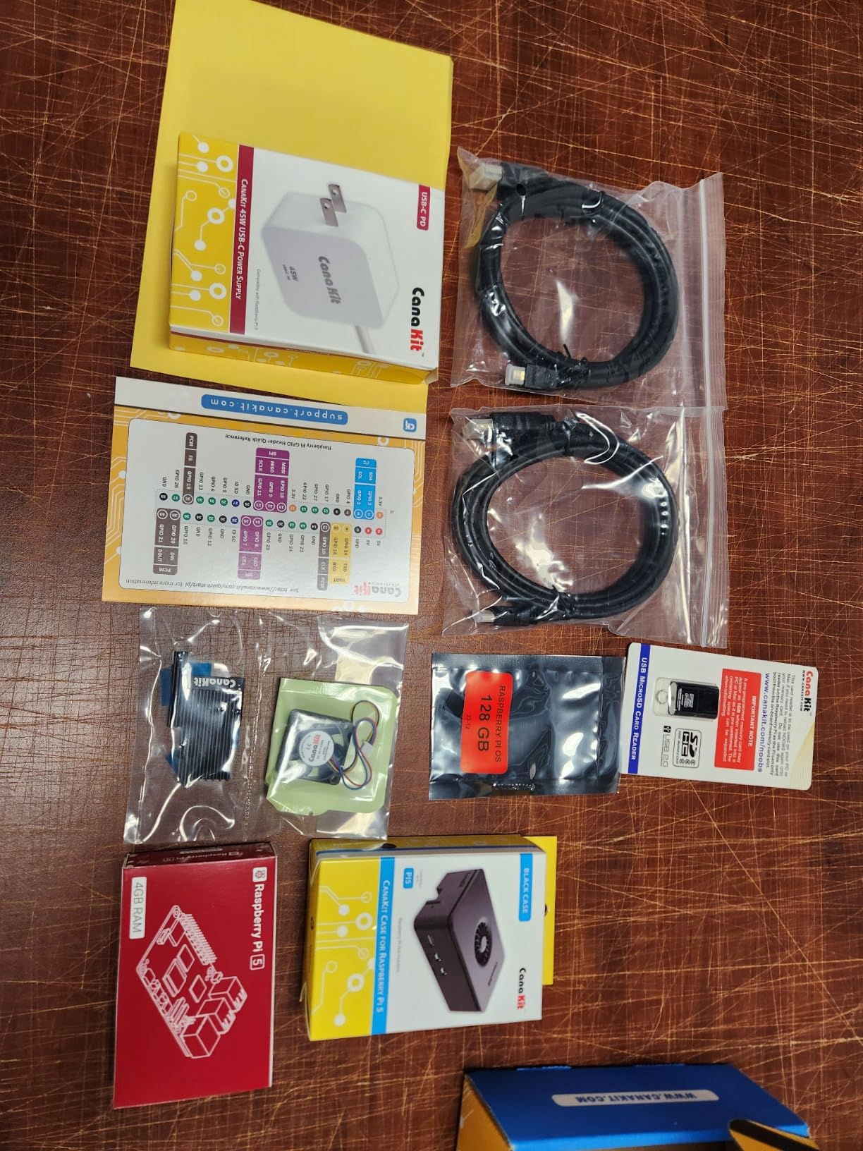 CanaKit Raspberry Pi 5 Starter Kit PRO - Turbine Black (128GB Edition) (4GB RAM) customer photo 2