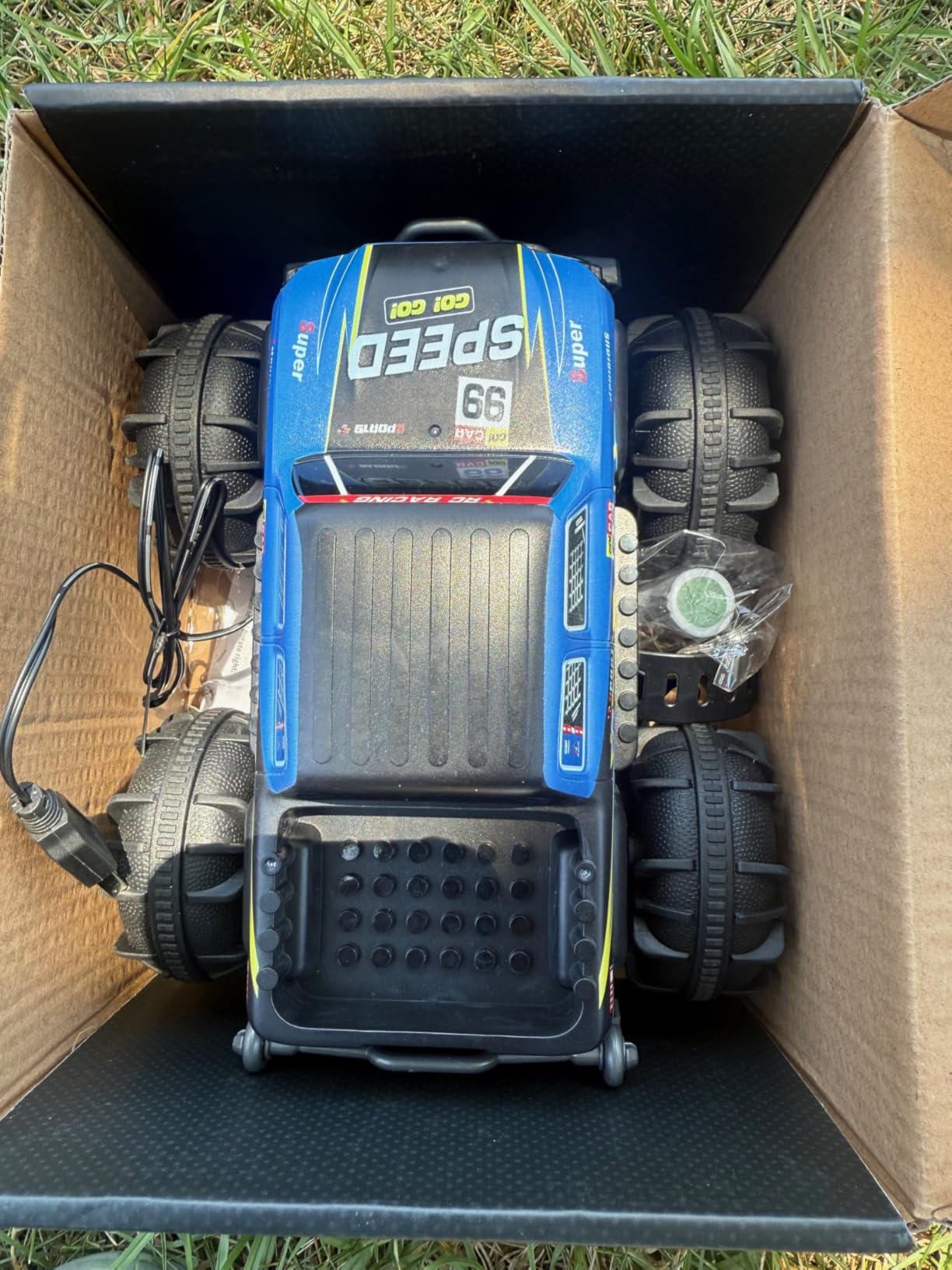 Gesture Sensing RC Stunt Car - Boys Girls Toys Age 6-8-12, 4WD Hand Controlled Remote Control Twist Car with Light & Music, Cool Birthday presents and Ideas Gifts for Kids Age 6 7 8 9 10 11 12 YearsOld customer photo 2