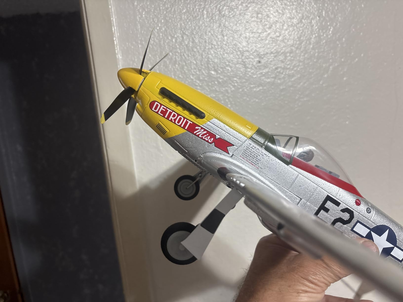 E-flite RC Airplane UMX P-51D Detroit Miss BNF Basic Transmitter Battery and Charger Not Included EFLU7350 customer photo 2