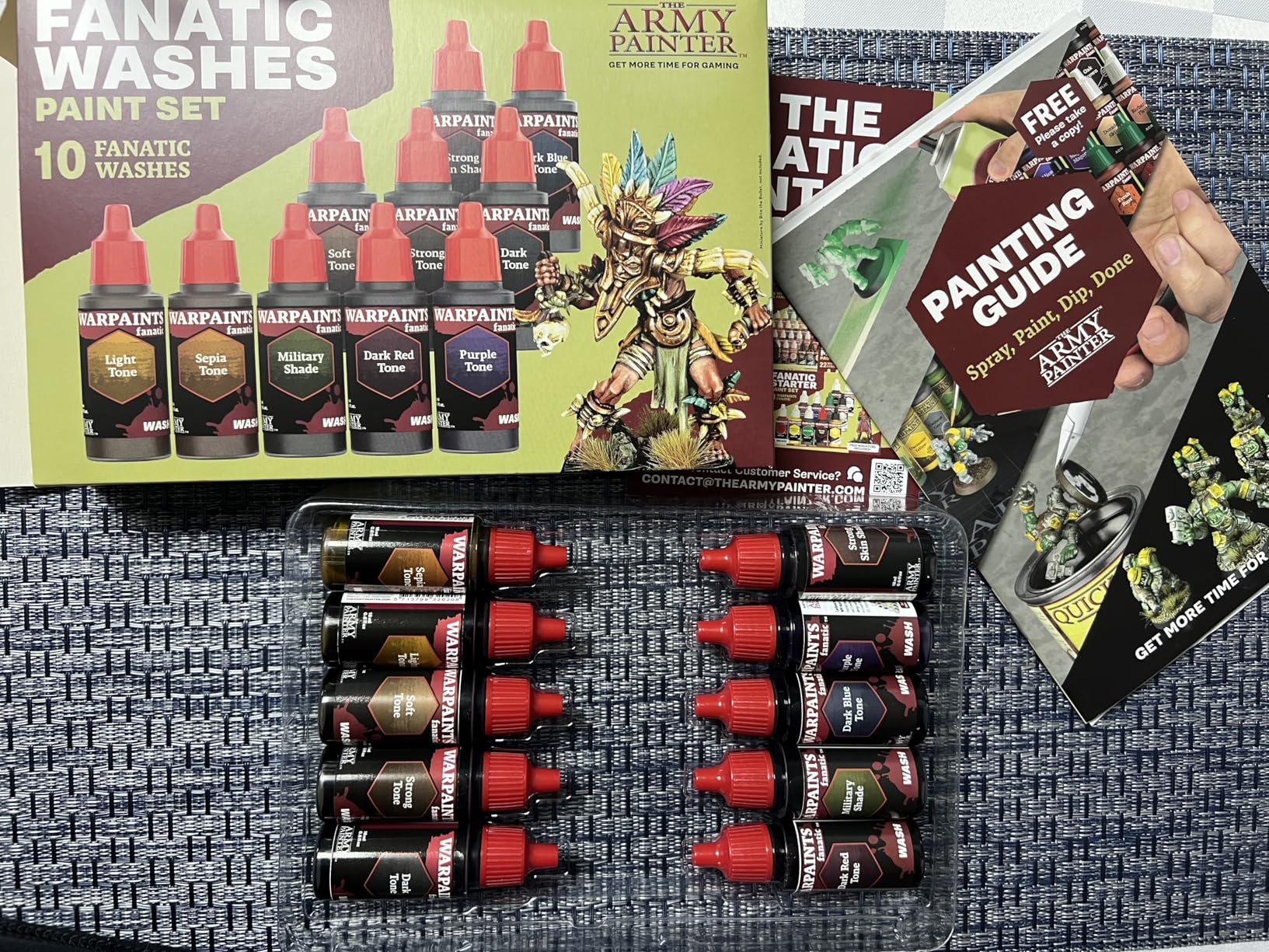 The Army Painter, Warpaints Fanatic Washes Paint Set, 10 x 18 ml Acrylic Paint - Model Paint Washes and Shades for Miniature Models, Warhammer & Dnd miniatures customer photo 1