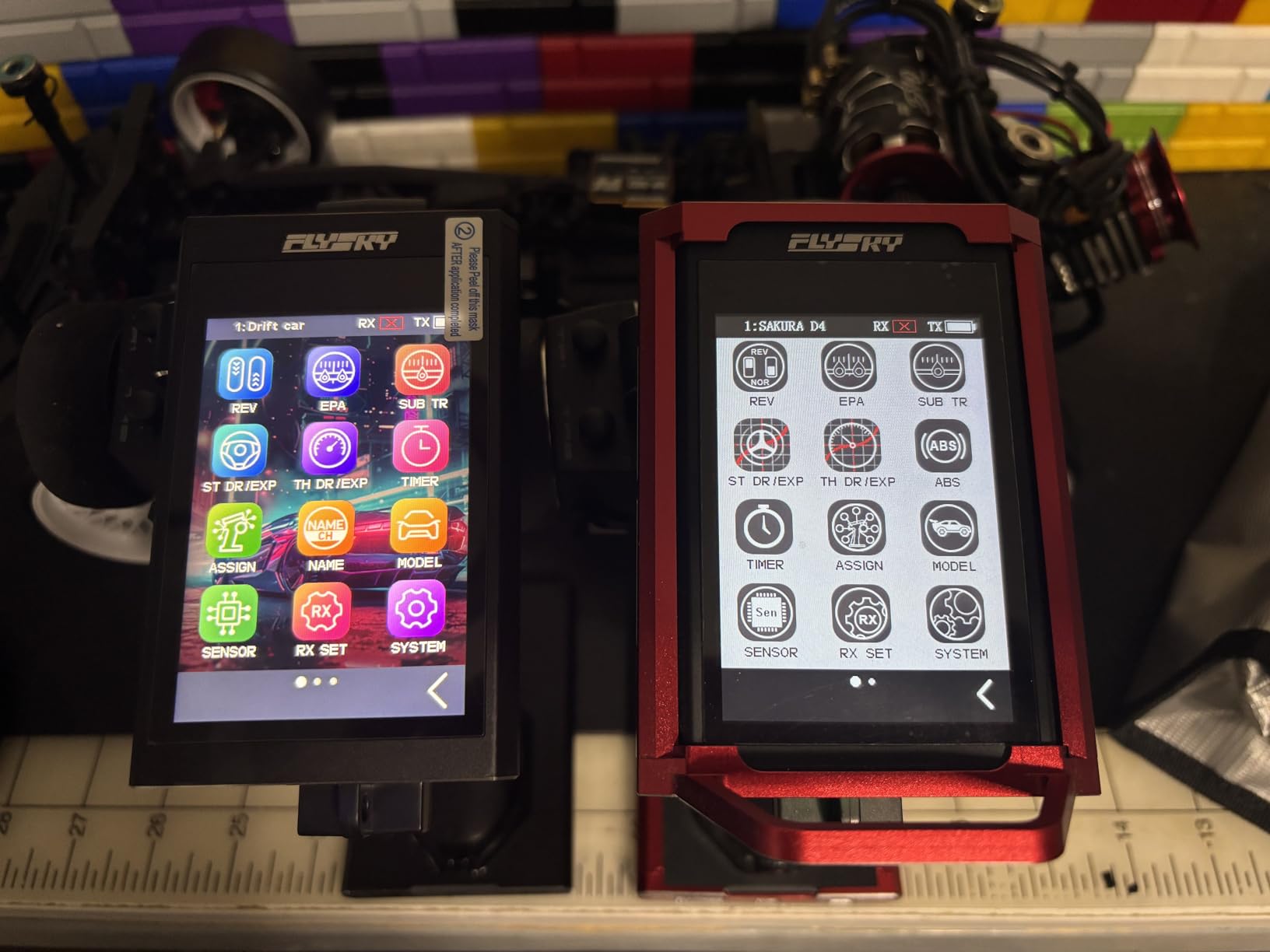 Goolsky Flysky Noble NB4+ Radio Transmitter with FGr4S V2 Receiver, 2.4GHz 8CH 3.5