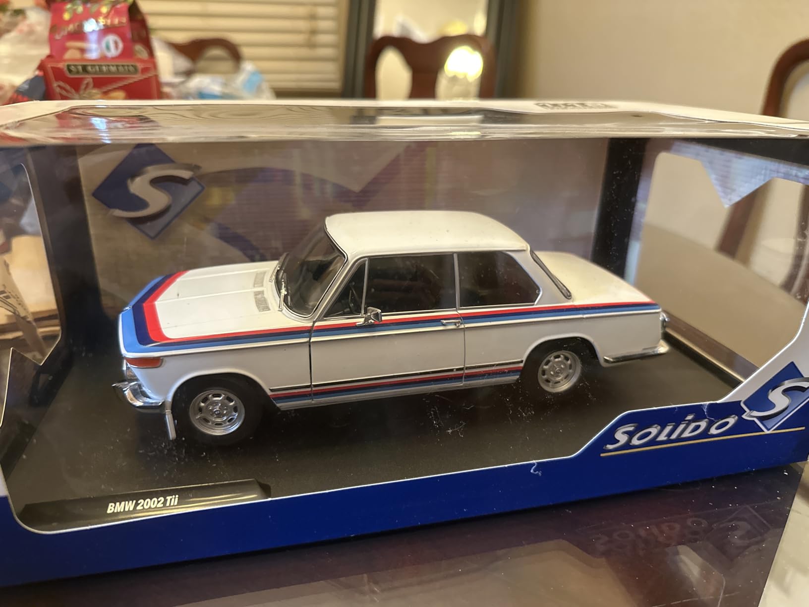 BMW 2002 Tii Turbo Evocation White - 1:18 Diecast Model by Solido - Classic Motorsport-Inspired Collectible customer photo 1
