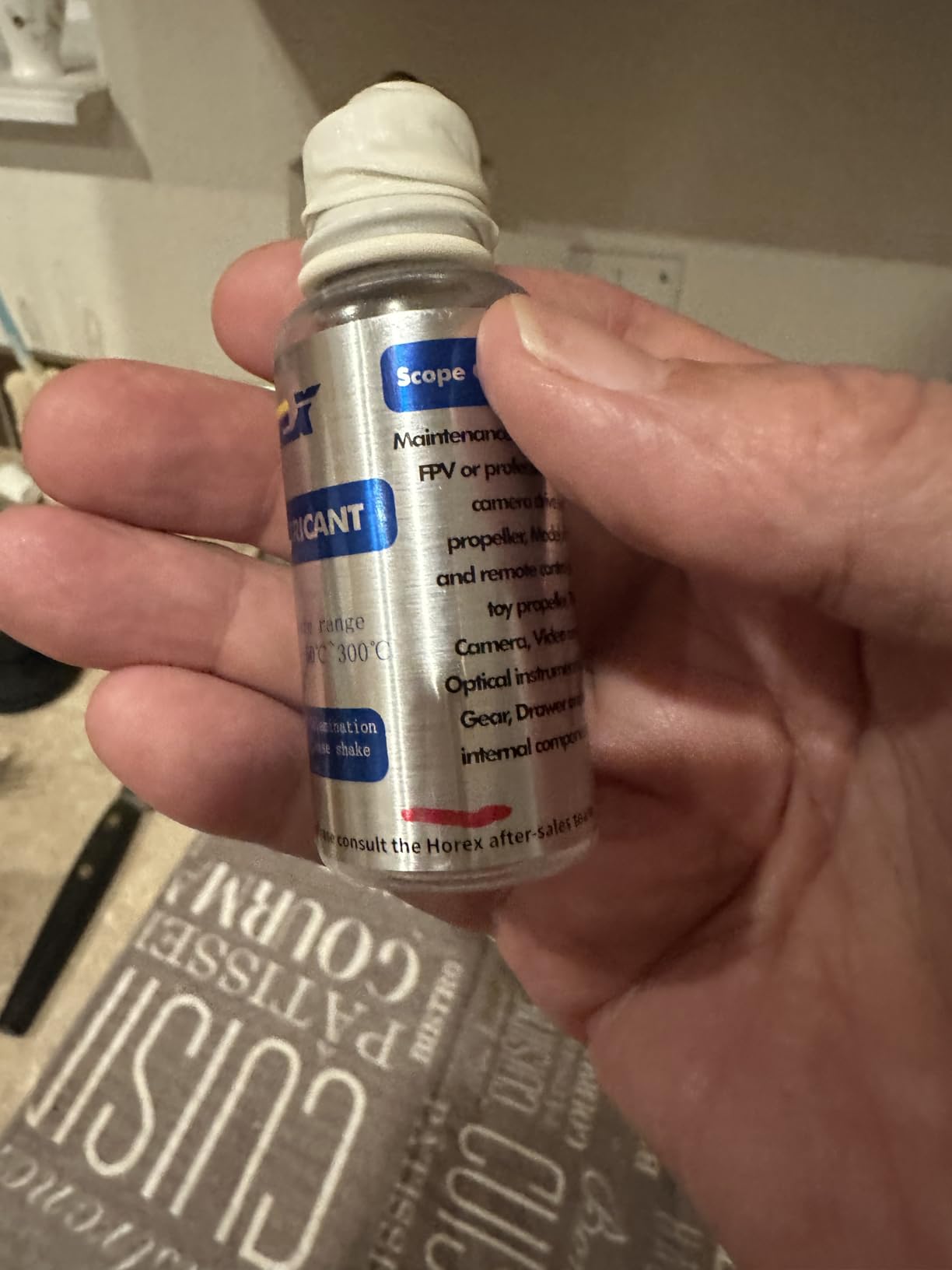 Drone Dry Film Lubricant with PFPE 30ml Propeller Shafts Lube Anti Seize Reduces Friction Maintenance Accessories for Agricultural Drone UAV FPV Drive Shaft Motor Bearings Remote Control Toy RC Models customer photo 1