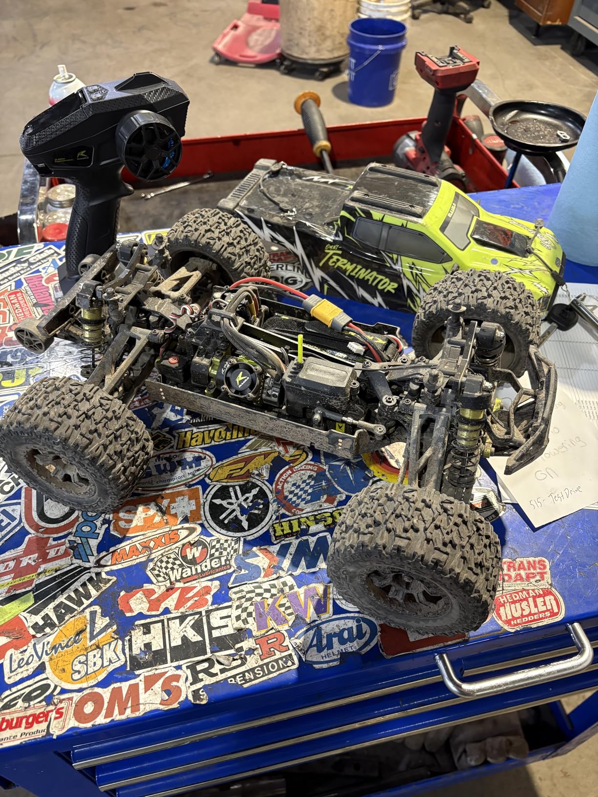 AMORIL 1/10 RTR Brushless Fast RC Cars for Adults, Max 50mph Hobby Electric Off-Road Monster Truck, Waterproof High Speed RC Car 4WD Remote Control Car with 3S Lipo, Green customer photo 1