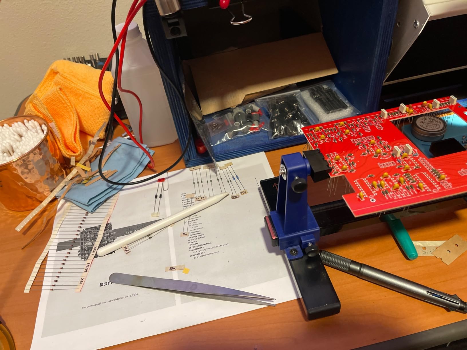 Adjustable Soldering Clamp, PCB Holder Frame and Clamping Kit 360 Degree Rotation customer photo 1