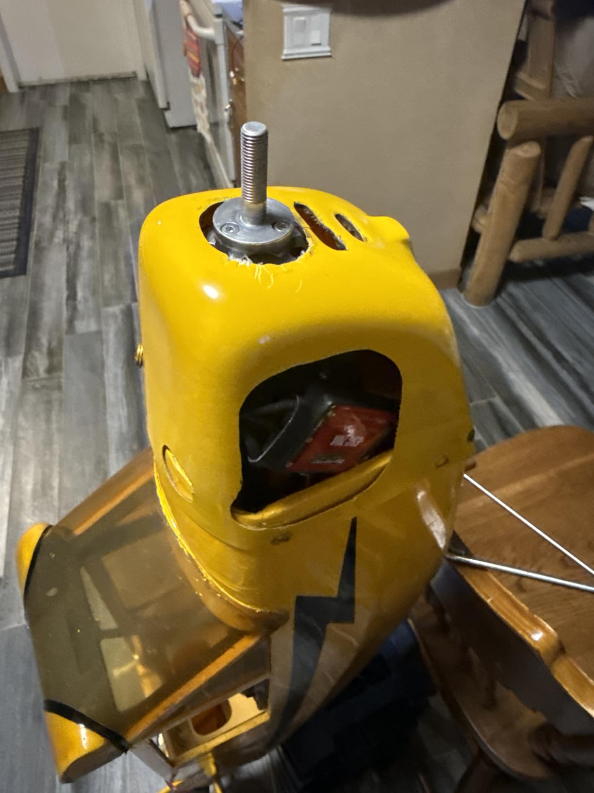 RC Airplane Electric Motor Mount, Adjustable Height Aluminum Alloy Brushless Motor Stand (2-4.3