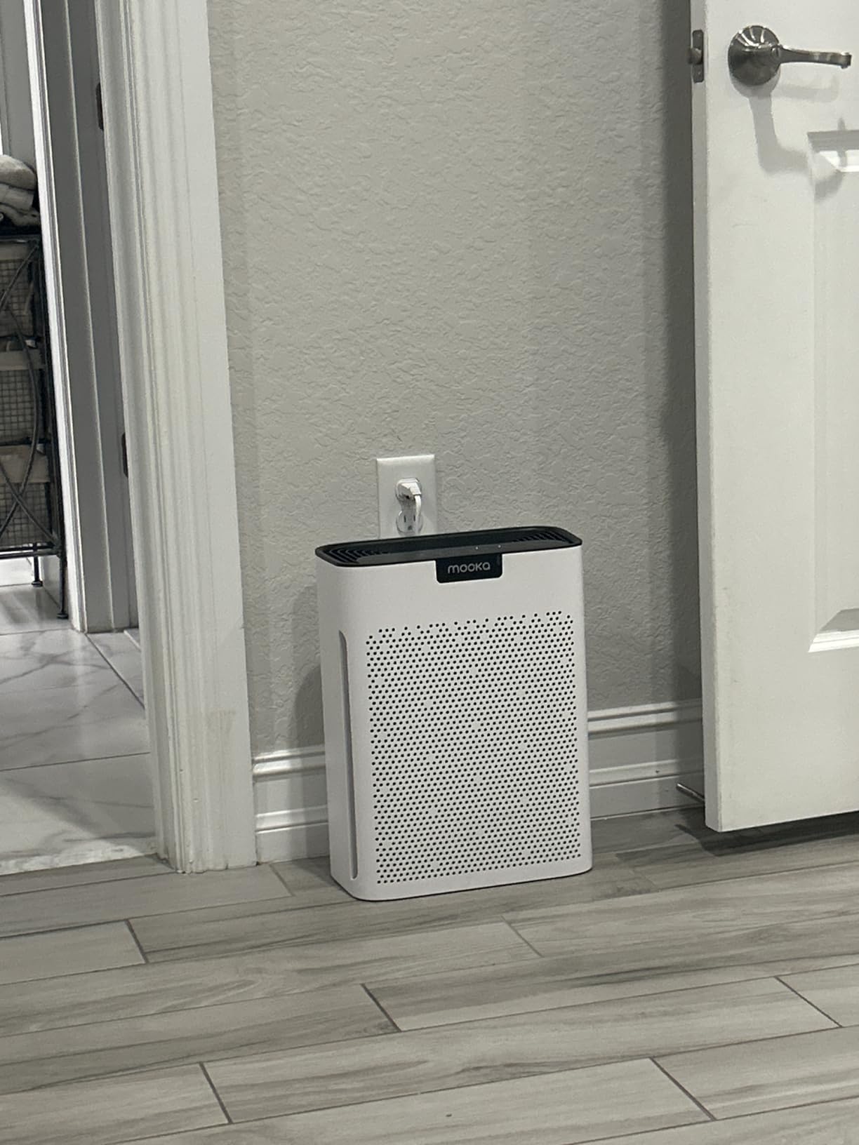 Air Purifiers for Home Large Room 2200 Ft² with Washable Filters, MOOKA H13 HEPA Air Purifier for Home Pets Bedroom with Fragrance, Air Cleaner for Smoke Dust Pollen Pets Hair Odor, KJ190 White customer photo 1