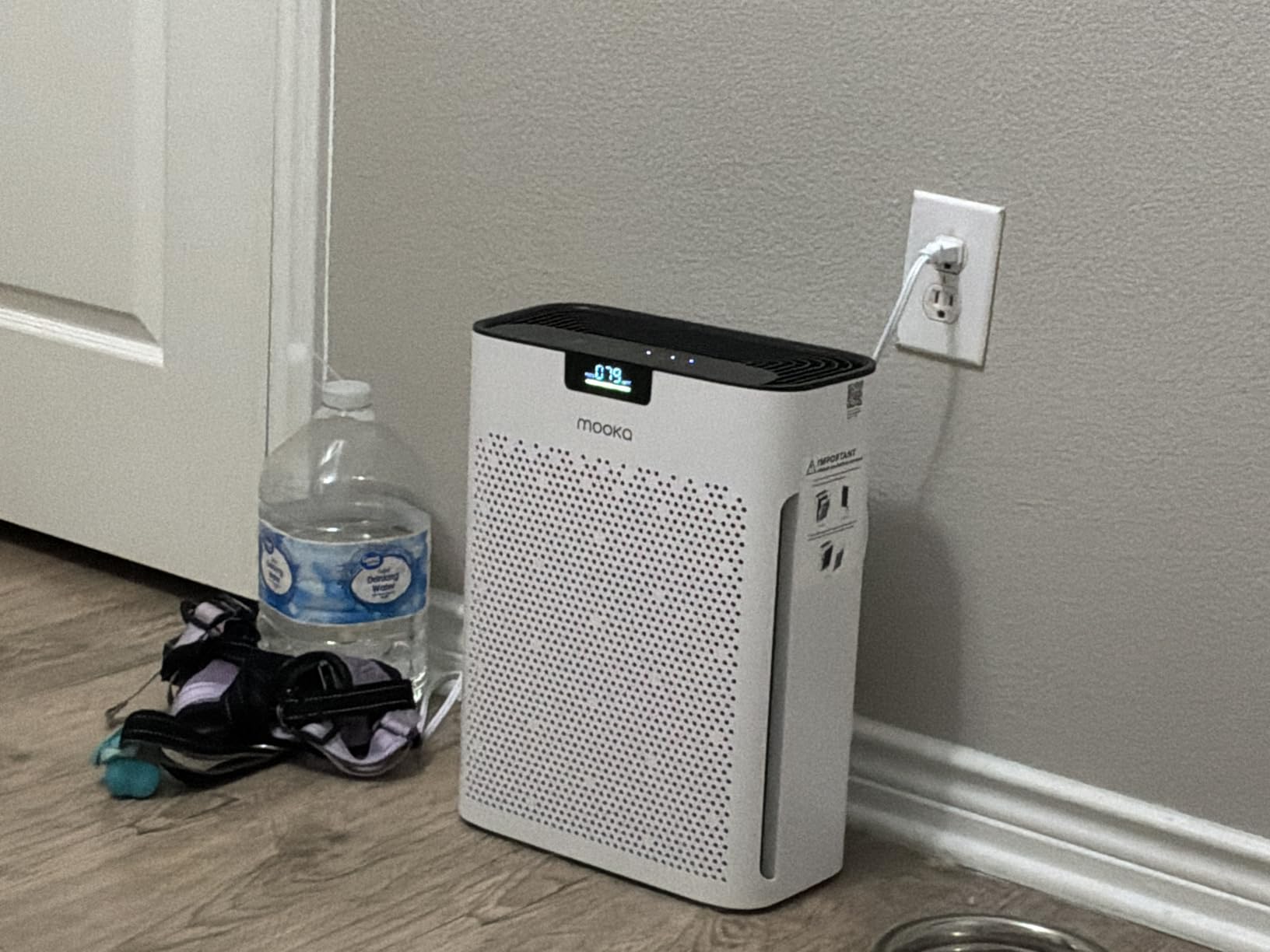 Air Purifiers for Home Large Room 2200 Ft² with Washable Filters, MOOKA H13 HEPA Air Purifier for Home Pets Bedroom with Fragrance, Air Cleaner for Smoke Dust Pollen Pets Hair Odor, KJ190 White customer photo 2