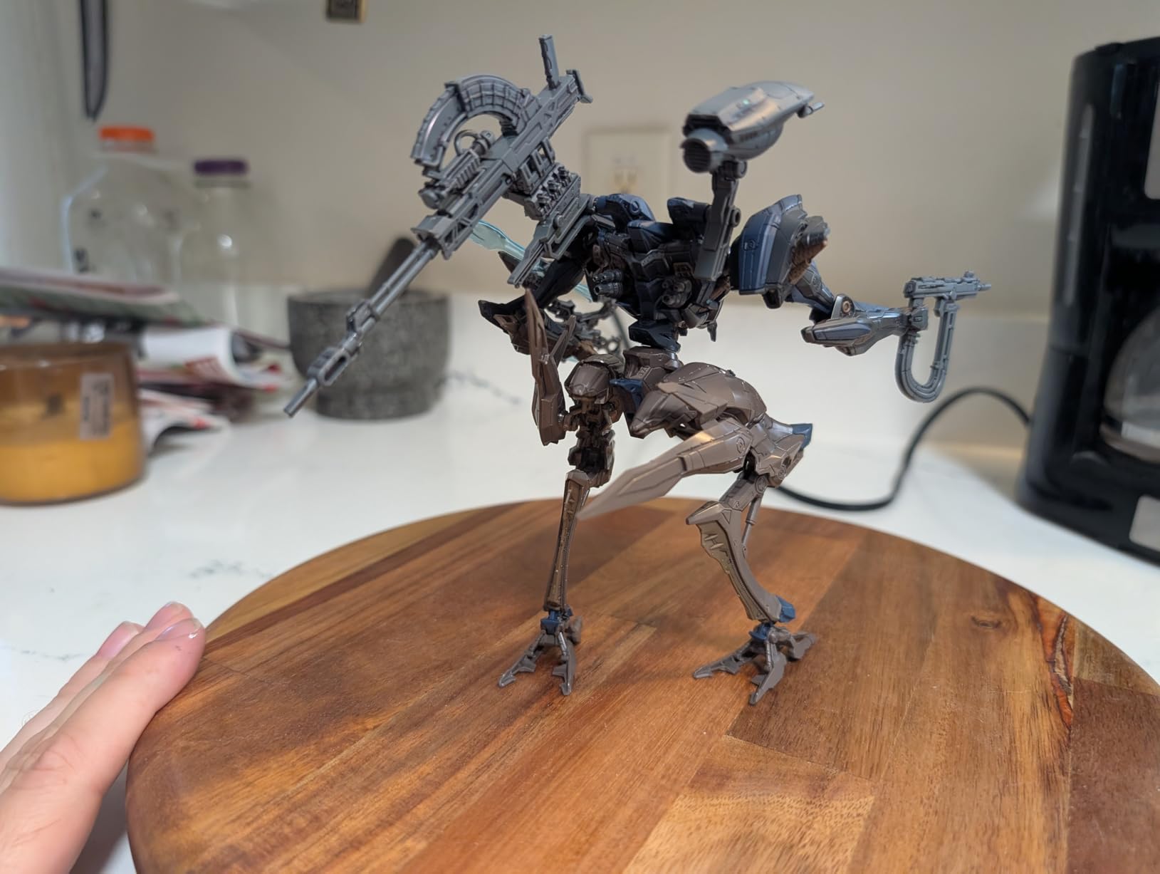 Bandai Hobby - Armored Core VI Fires of Rubicon - #02 Schneiber Nachthreiher/40E Steel Haze 30 MM 1/144 Model Kit customer photo 2