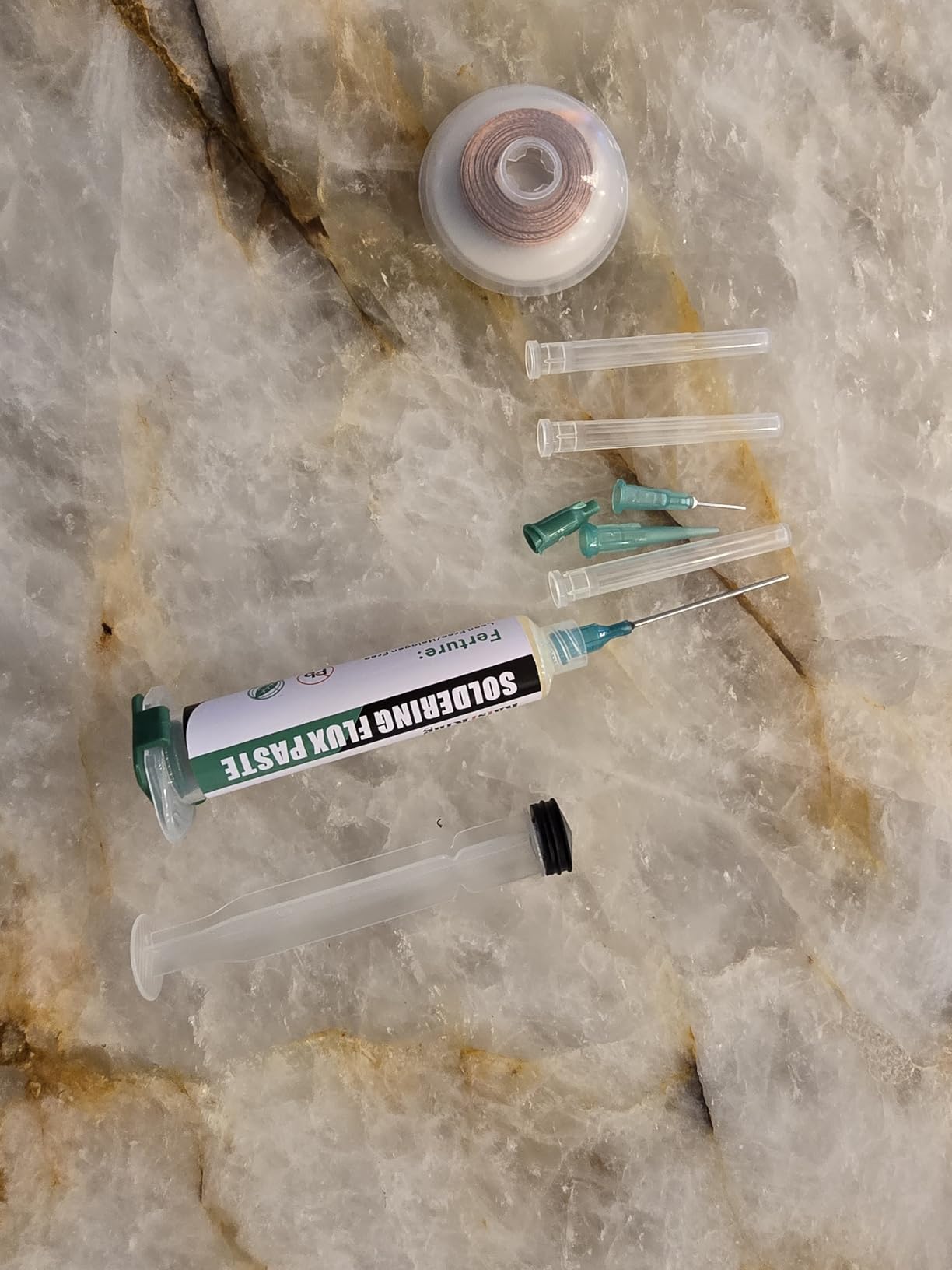 Kaisiking No Clean Soldering Flux Paste,Lead-Free Solder Flux for Electronics Soldering Rosin Flux 10cc customer photo 1