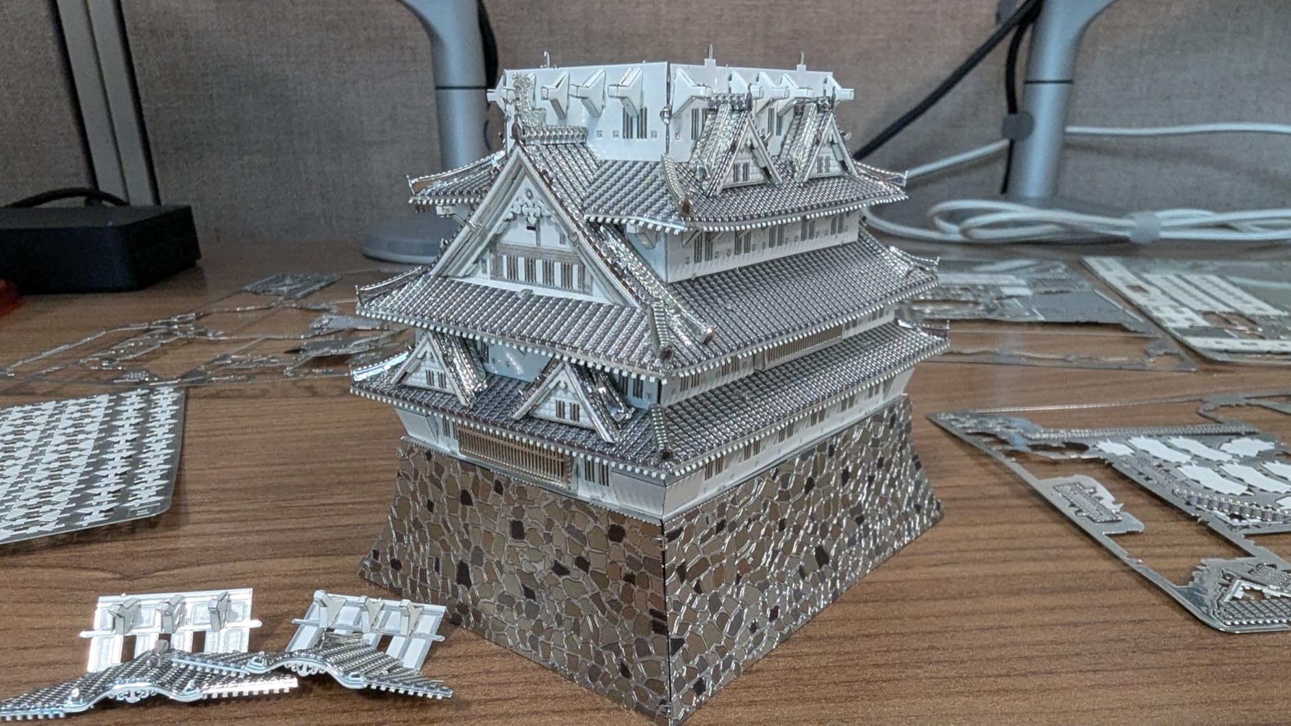 Piececool 3D Metal Model Kits for Adults, Kinkaku-ji Golden Pavilion Model Building Kits, Challenging 3D Puzzles for Stress Relief DIY Craft Kits customer photo 1