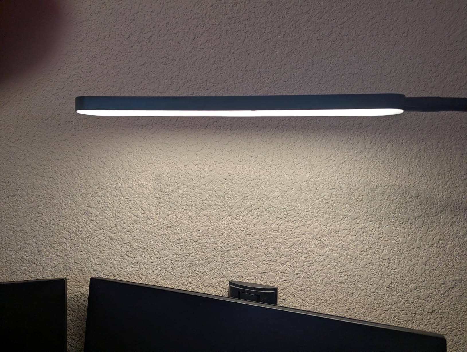 SKYLEO Desk Lamp for Home Office, Eye Comfortable LED Desk Light for Long Hours, Adjustable Swing Arm with Memory Function, Black customer photo 2