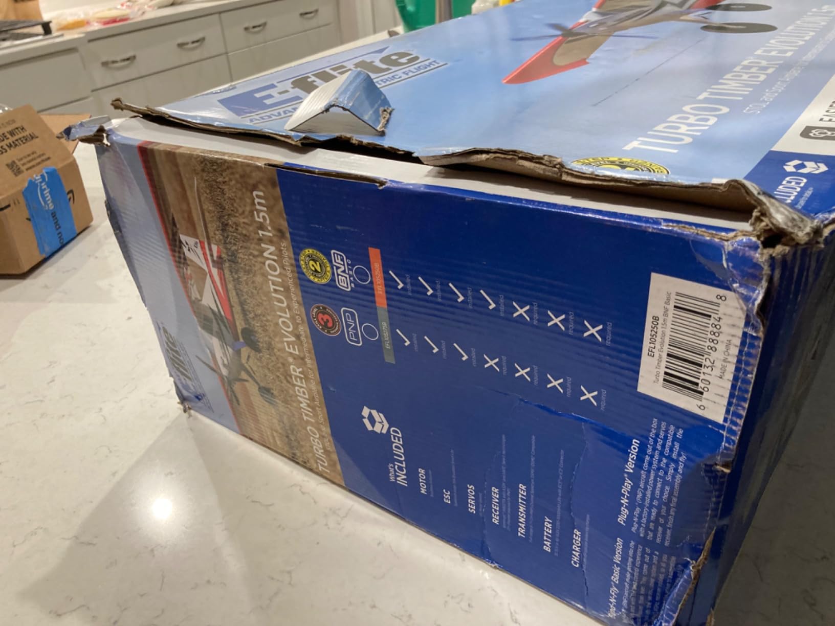 E-flite RC Airplane Turbo Timber Evolution 1.5m Smart BNF Basic Transmitter Battery and Charger Not Included Includes Floats EFL105250B customer photo 1