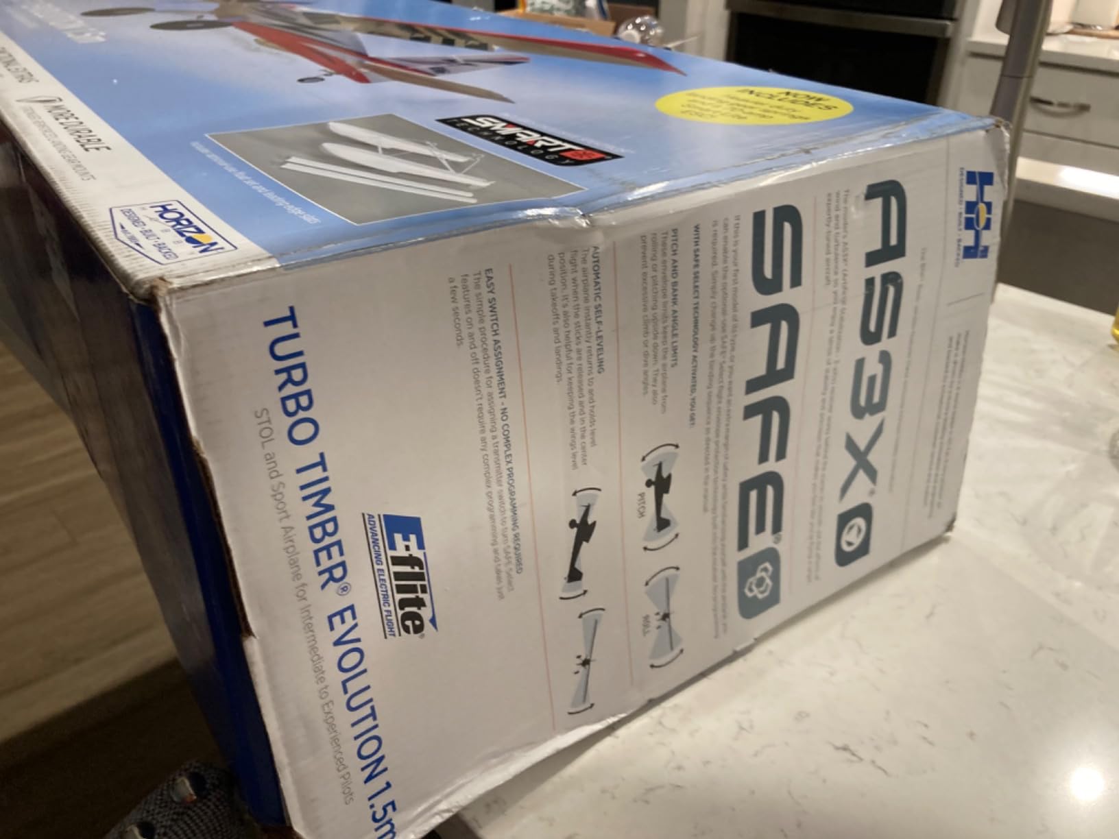 E-flite RC Airplane Turbo Timber Evolution 1.5m Smart BNF Basic Transmitter Battery and Charger Not Included Includes Floats EFL105250B customer photo 2