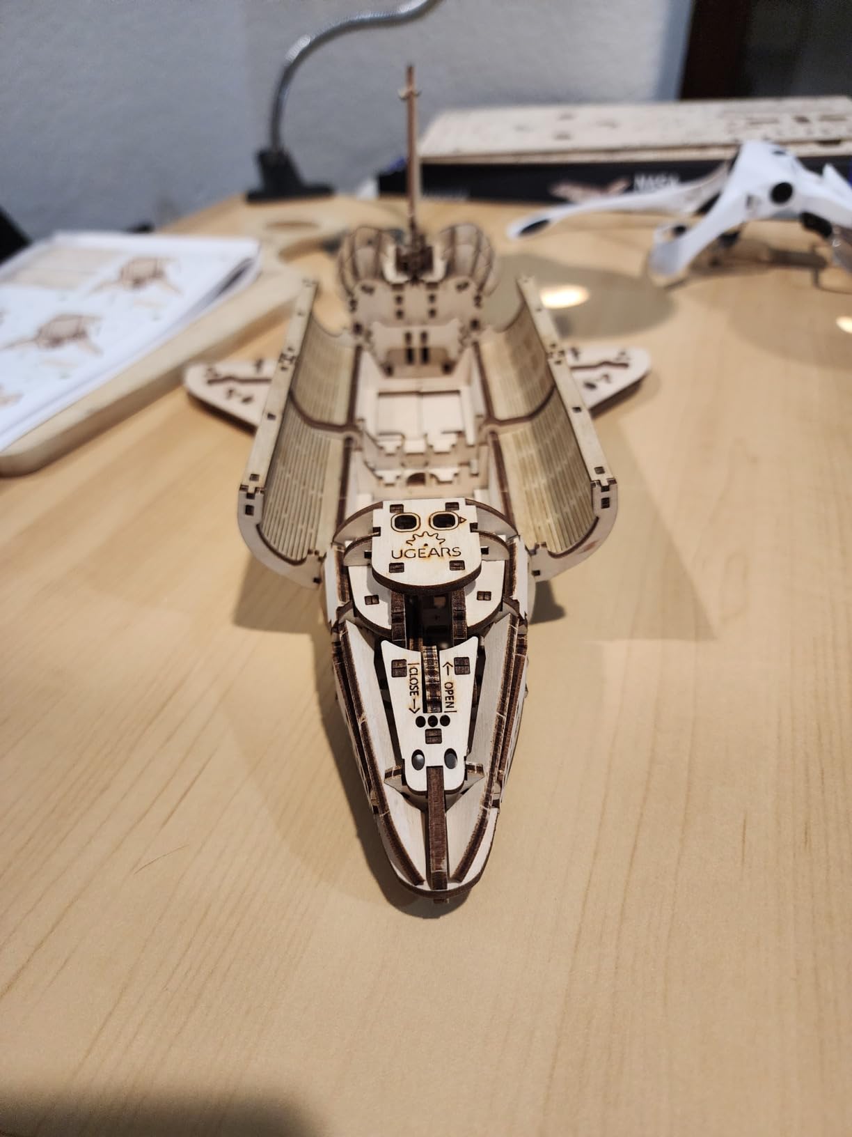 UGEARS NASA Saturn V 3D Puzzles for Adults - Wooden Model Kits for Adults Model Rocket Full Kit Space Shuttle Model Aerospace Engineering Gifts Brain Teaser, Hobby Set customer photo 1