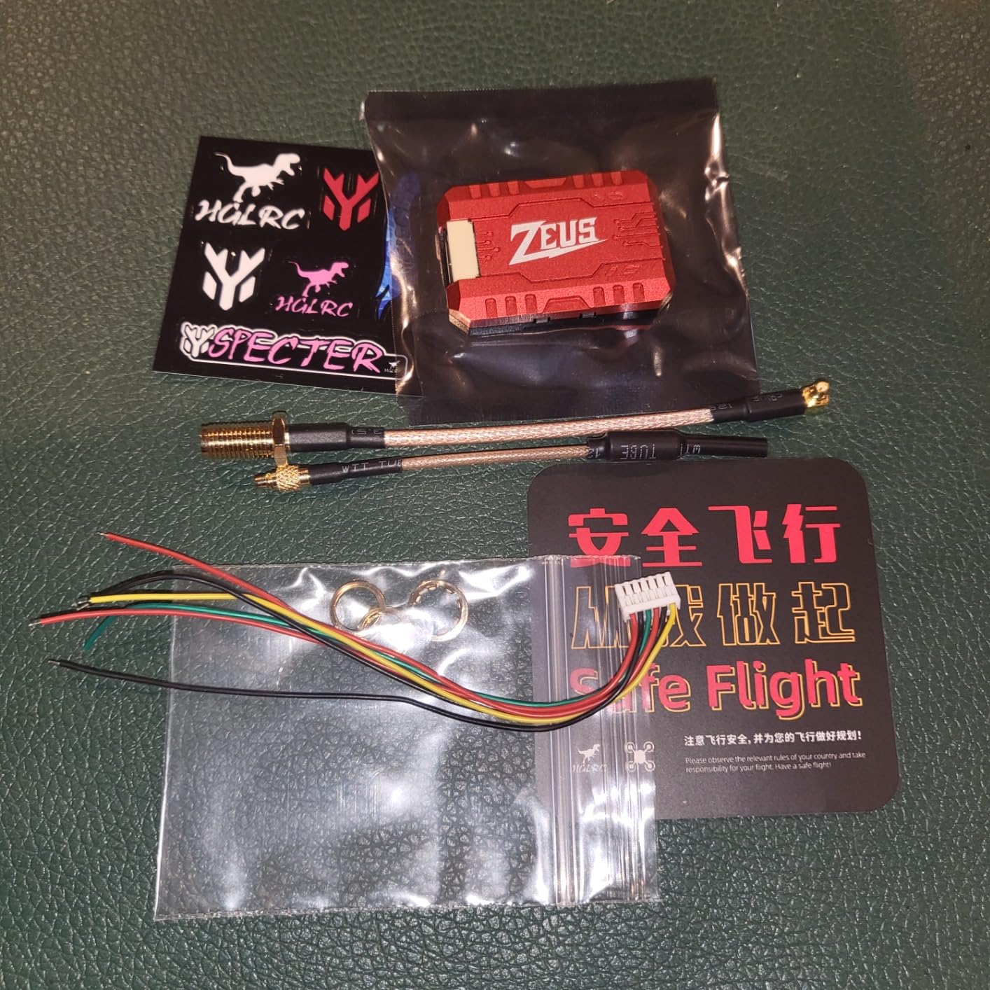 HGLRC Zeus 1.6W VTX PRO PIT/25/400/800/1.6W Switchable FPV DVR Transmitter Built-in Microphone Support OSD 20X20mm M2 Upgraded Long Range Version (MMCX) customer photo 2