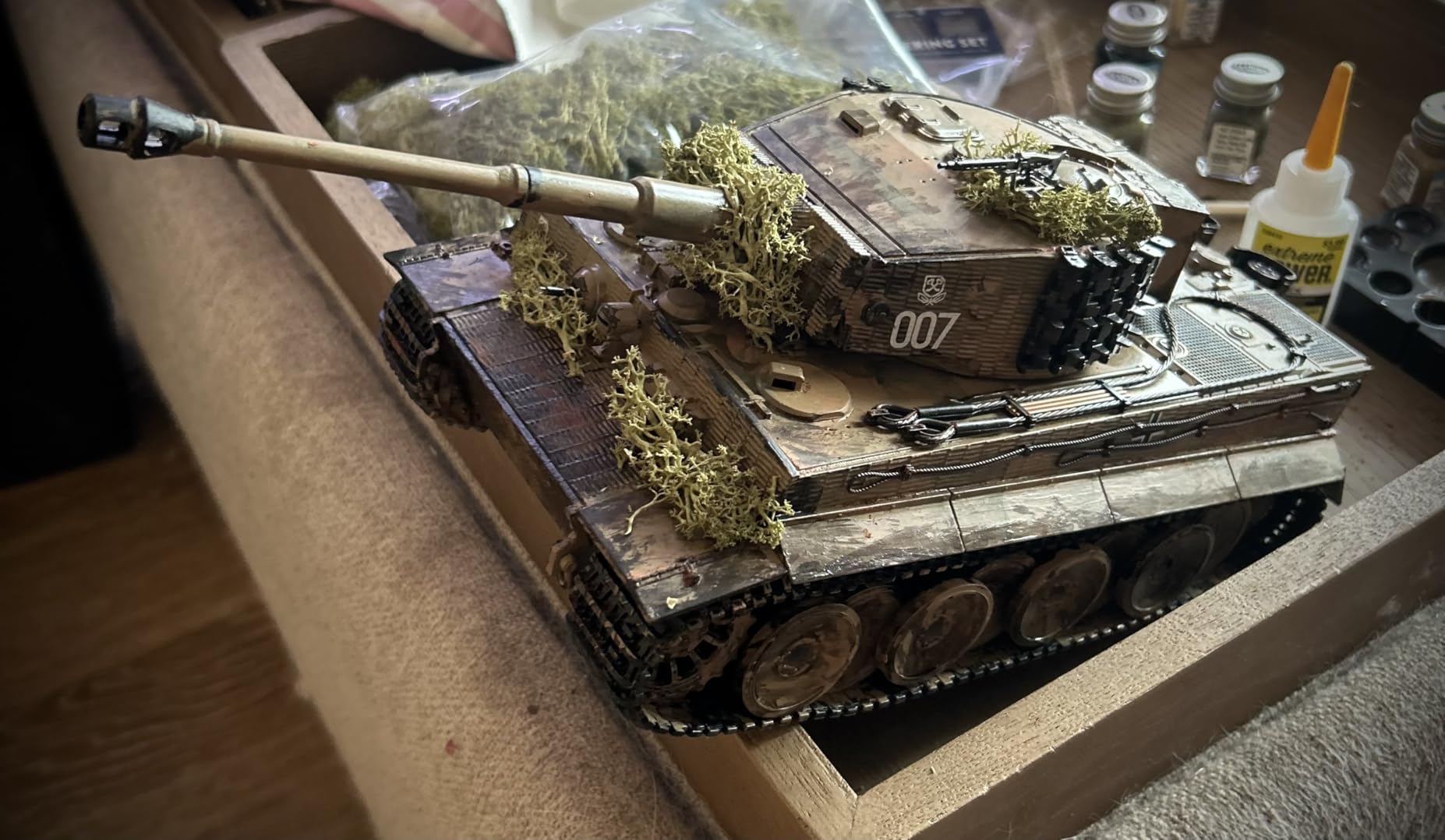 TOUCAN RC HOBBY 1/24 RC Battle Tank Tiger I Remote Control Military Tanks Infrared Combat Adult Toys for Adult Mini RC Tiger I customer photo 1