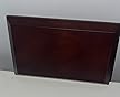 Dark Brown Solid Cherrywood Pedestal, Rectangular Wood Display Base with Bevel, Vintage Decor Wooden Riser for Display (9