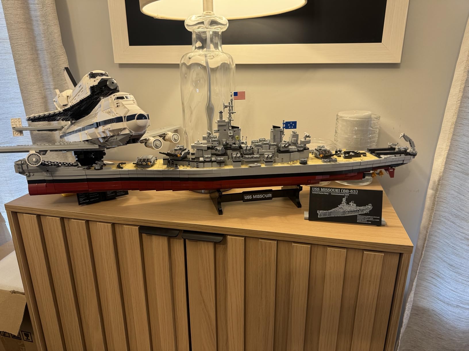 MISINI M6320 Military Series World War II Battleship Building Kit, 2228 Pieces USS Missouri Battleship, Toy Gift Ship Building Block Set for Adult Collection(Iowa-Class Warship) customer photo 2