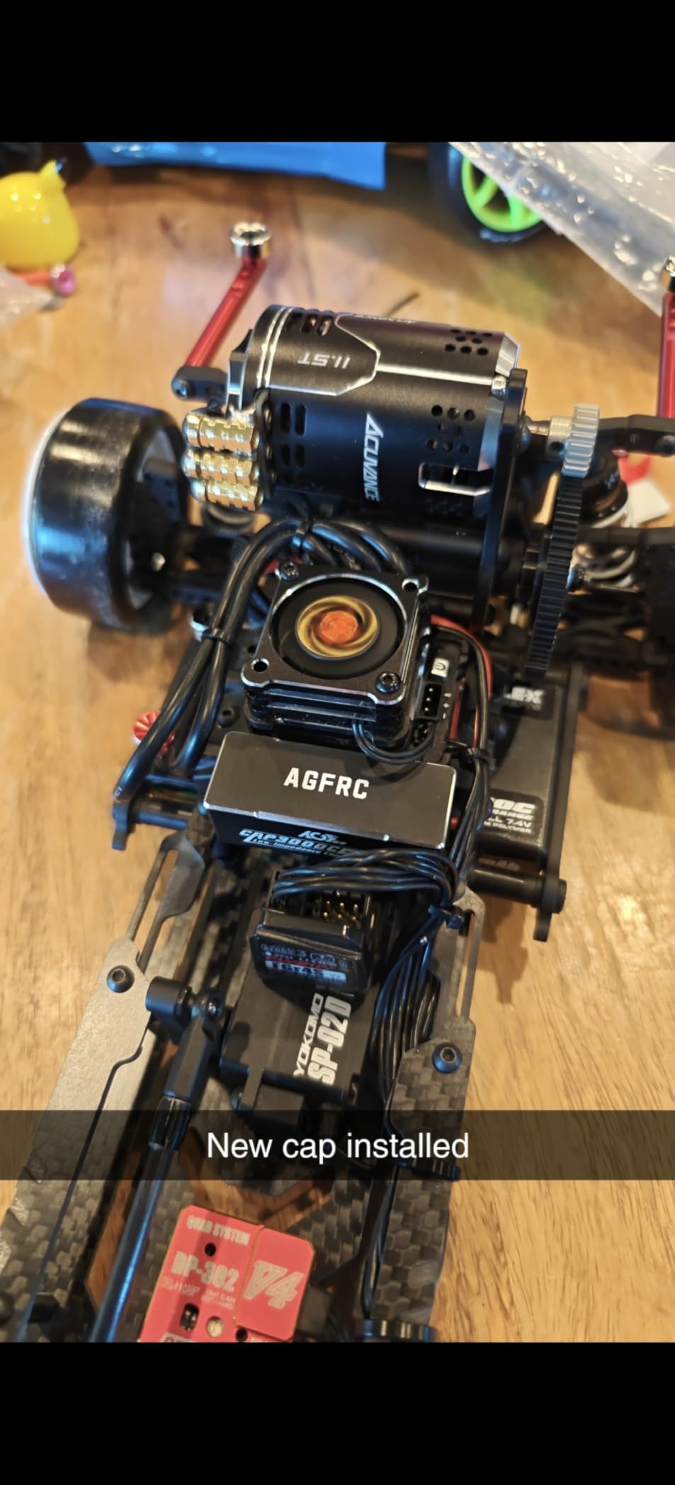 AGFRC 3000uF 16V Low Impedance RC Capacitor with CNC Aluminum Case for RC Car Truck Crawler (CAP3000C) customer photo 1