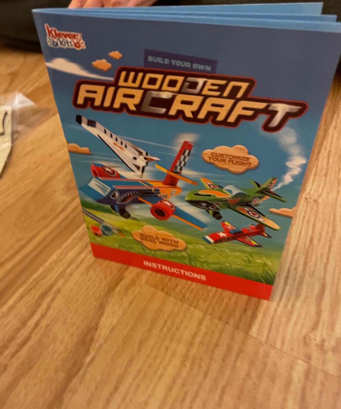 Klever Kits 4 DIY Wooden Aircrafts-Build & Paint Your Own Wooden Airplane Craft Kit, Art & Craft Kit DIY Projects, Easy to Assemble Birthday Gifts for Boys 6-12 Year Old customer photo 1