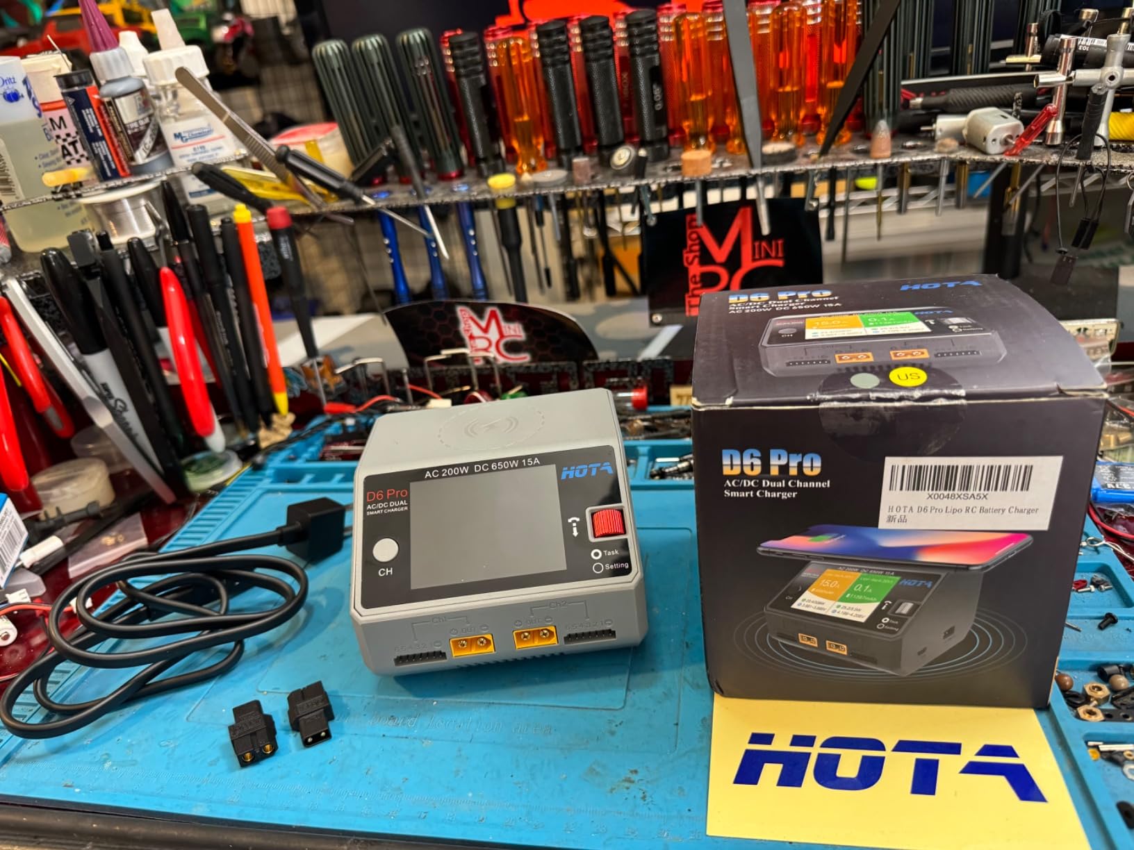 HOTA D6 Pro RC Battery AC200W DC 325W Dual RC Charger 15A Balance Charger for RC 1S 2S 3S 4S 5S 6S Lipo Batteries LiHv Nicd NiMH Battery Charging RC Car, Boat, FPV Race Drone Parts customer photo 2