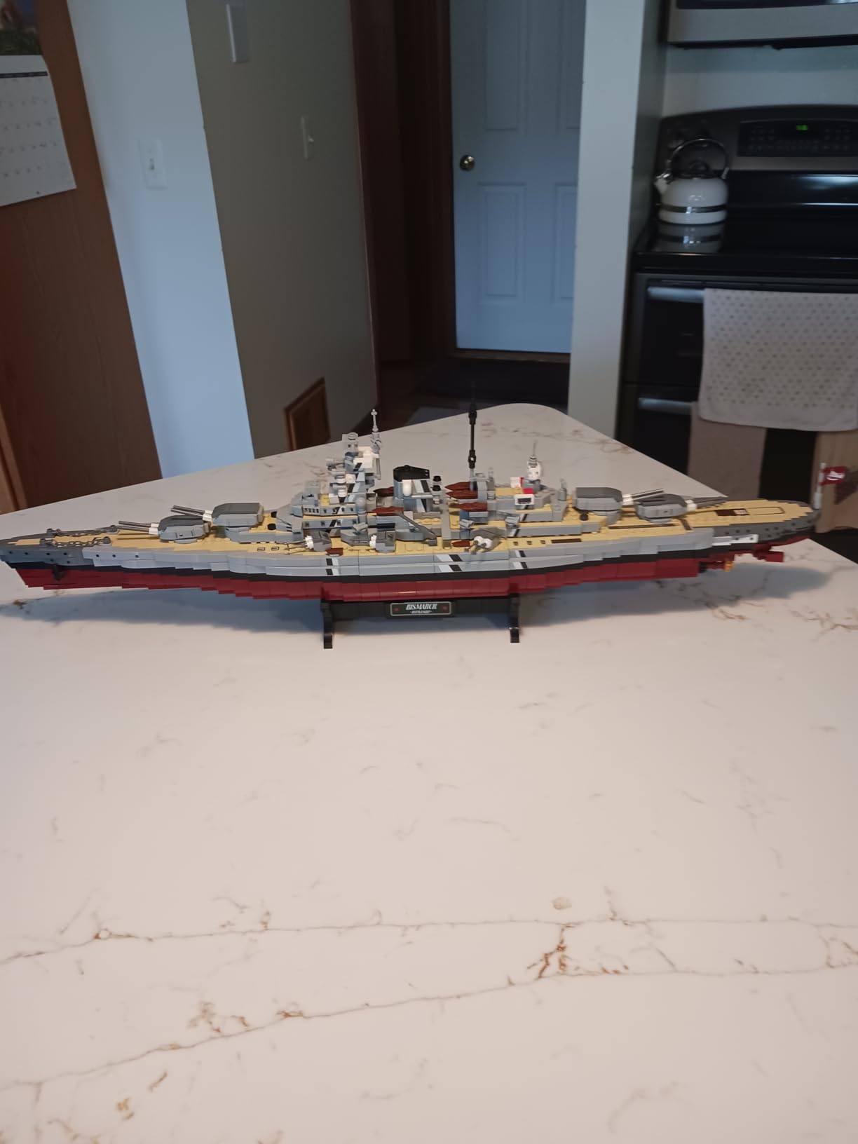 NUTCRACKER Bismarck Battleship Building Block Set, 29 Inch German WWII Classic Warship Building Toys (2081 Pcs), MOC Military Theme Boat Model Kit for Adult & Teen 14+, Gift for Military Fan customer photo 1