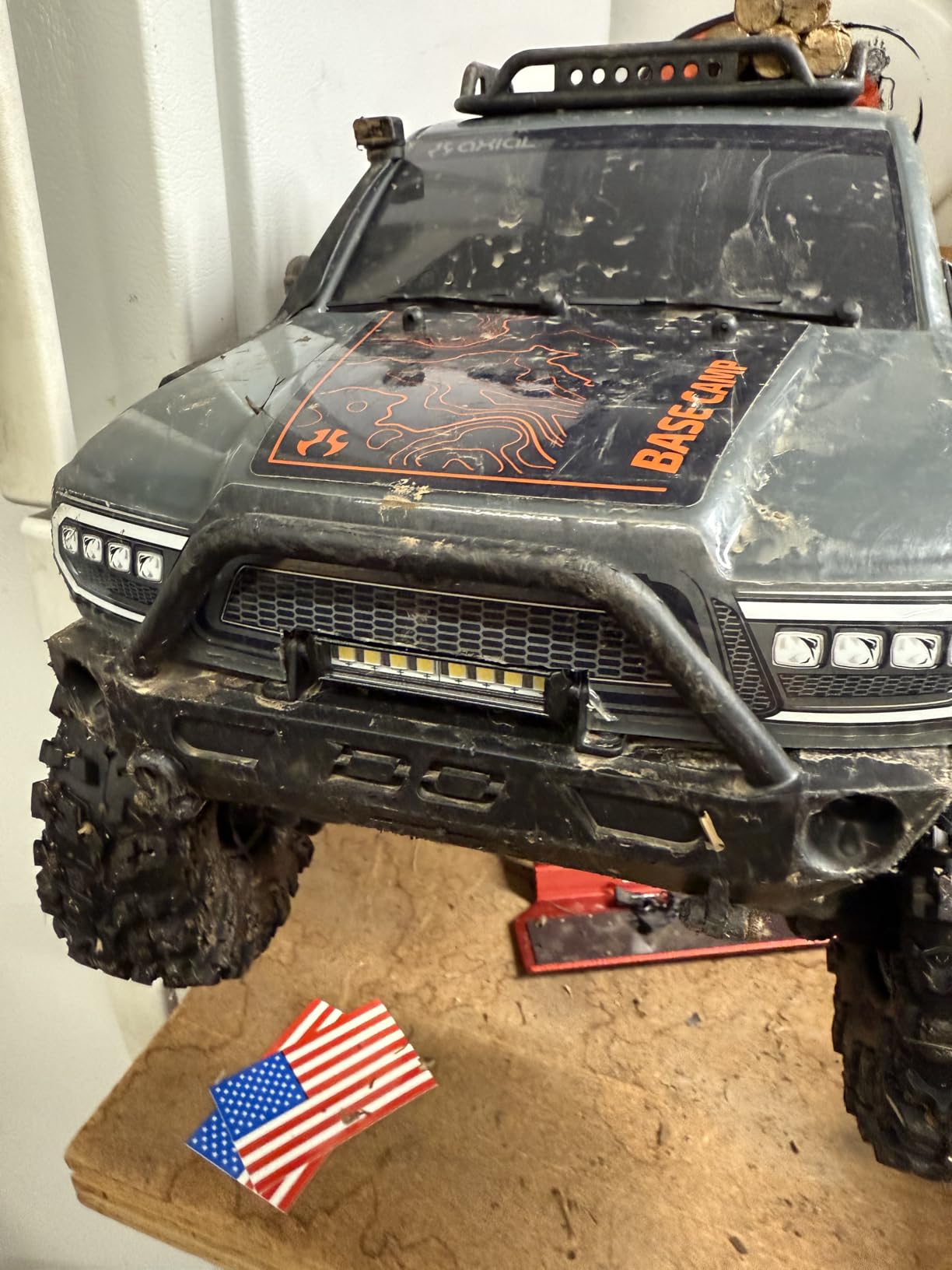 Freshion RC Light Bar 8 LED 1.9 Inch Aluminum RC Lights RC Crawler Accessories for Axial Traxxas TRX4M Arrma Redcat 1/18 1/24 rc Light kit customer photo 1