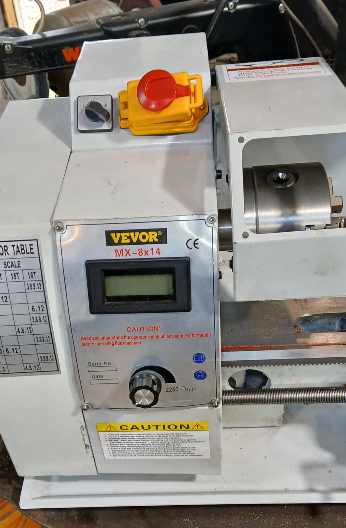 VEVOR Mini Metal Lathe, 8