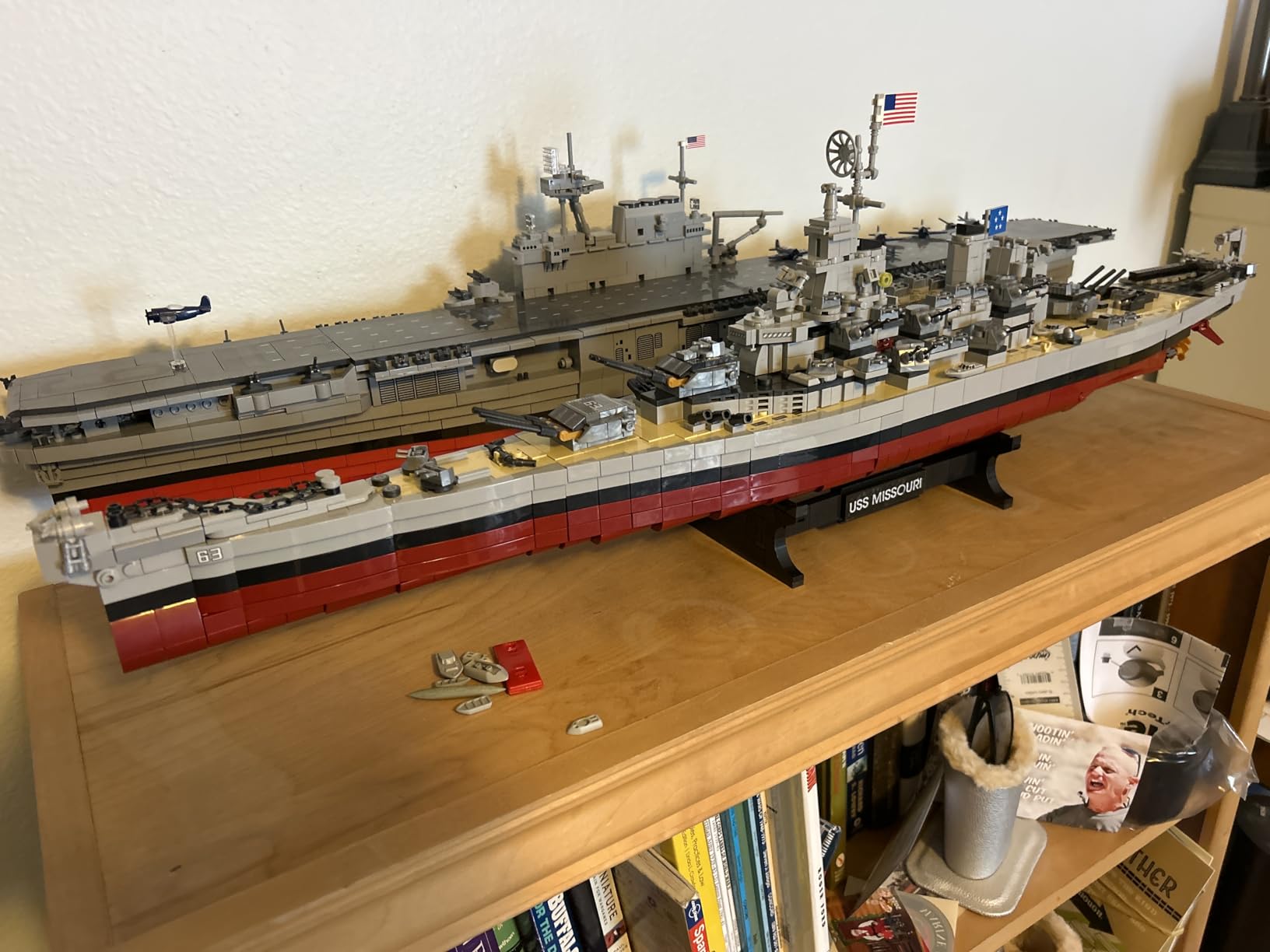 SEMKY Military Series USS Missouri BB-63 MOC Building Blocks and Engineering Toy（2228 Pieces）,WW2 Warship for Kid and Military Fan customer photo 1