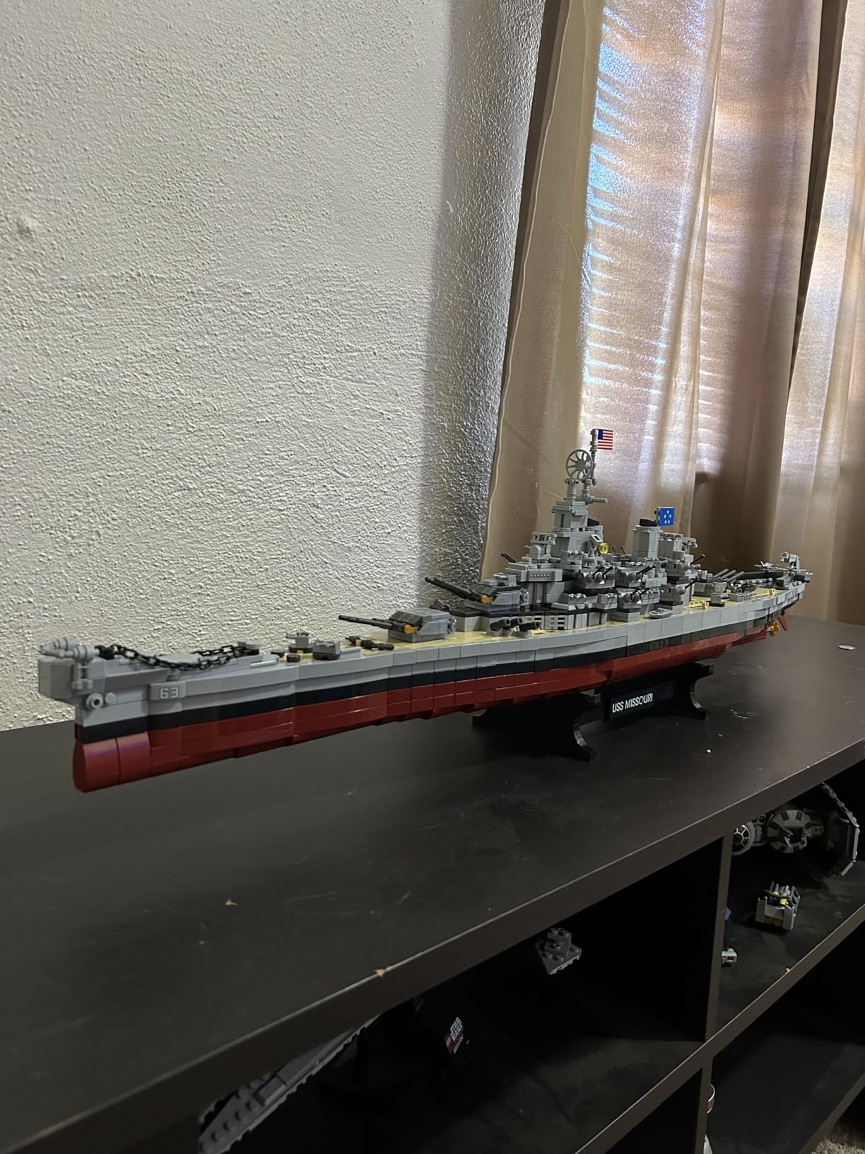 SEMKY Military Series USS Missouri BB-63 MOC Building Blocks and Engineering Toy（2228 Pieces）,WW2 Warship for Kid and Military Fan customer photo 2