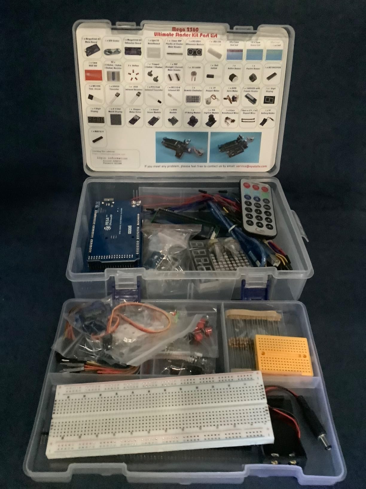 Starter Kit Compatible with Arduino Uno R3 or MEGA 2560 R3, The Most Detailed Explained 50+ Lessons, Plus 40+ Background Knowledge Articles (Ultimate Kit-with Compatible MEGA2560 R3) customer photo 2