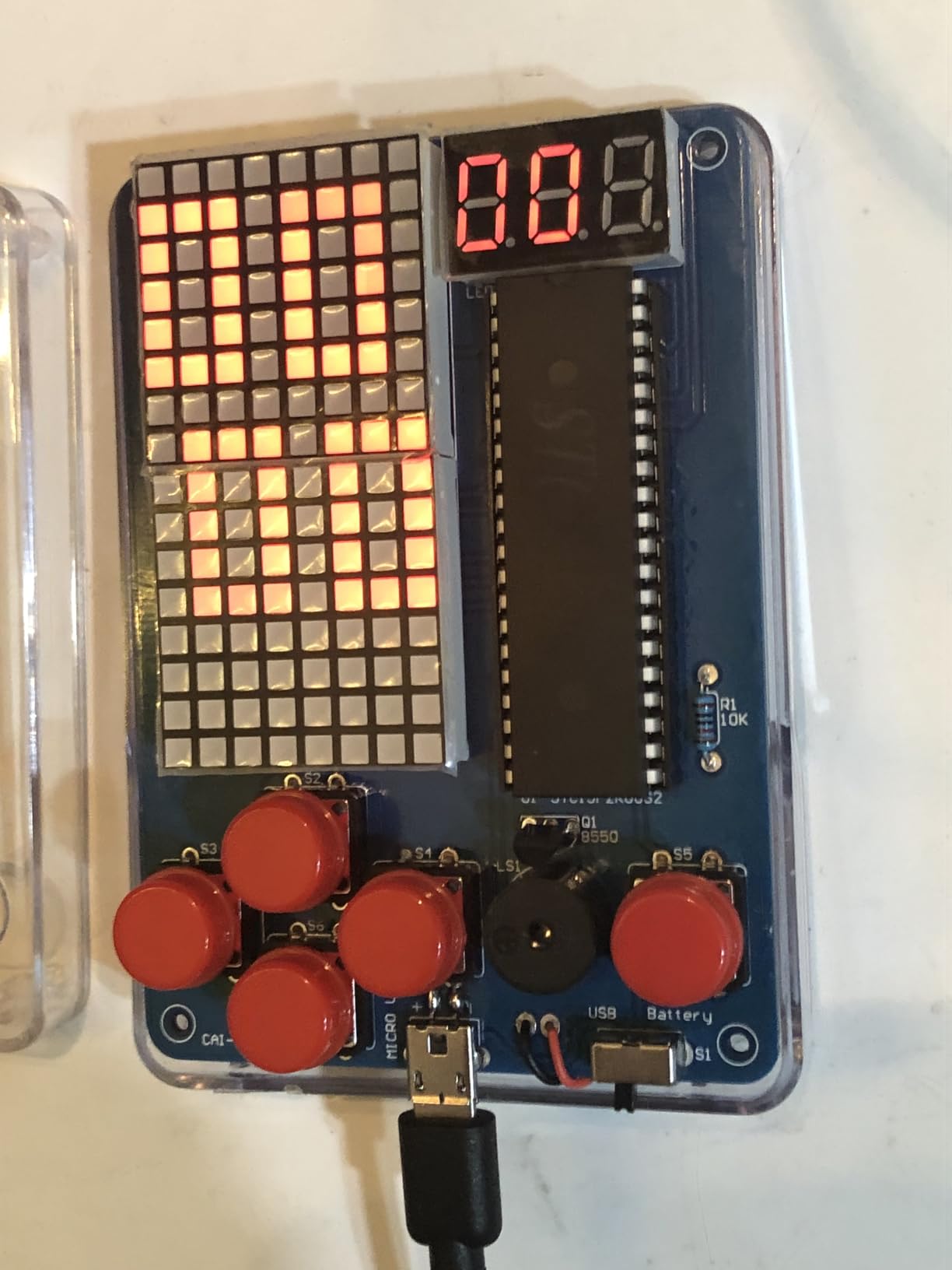 PEMENOL DIY Game Soldering Kit for Beginners, 4 Retro Games STEM Electronics Project with Adjustable Brightness, Music Switch, Solder Practice Kit for School Students Class Present customer photo 1