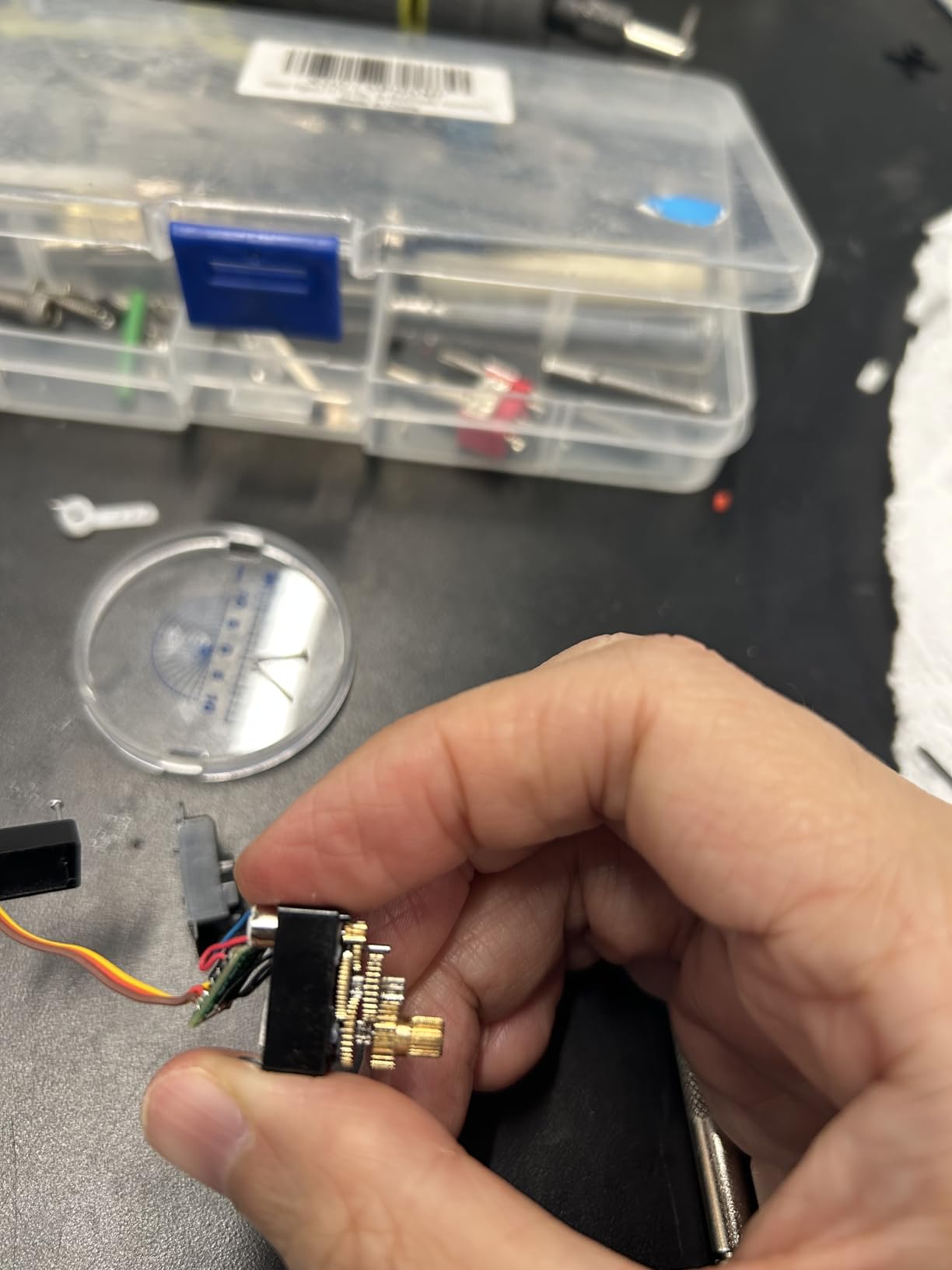 GOTECK 2PCS 2g Mini Servo, Micro Full Metal Gear Digital Servo,for RC Car Model Boat Fixed-Wing Helicopter Airplane Robot Toy customer photo 1