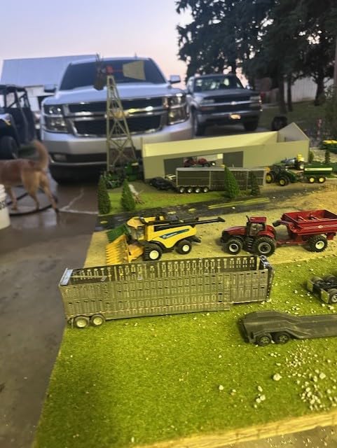 Tioncy Mini Static Grass Applicator Flocking Kit with Anti Slip Handle and 4 x 60g Colors Grass, Diorama Making Supplies, DIY Model Train Accessories Miniatures Landscape Craft(Curved Head) customer photo 1