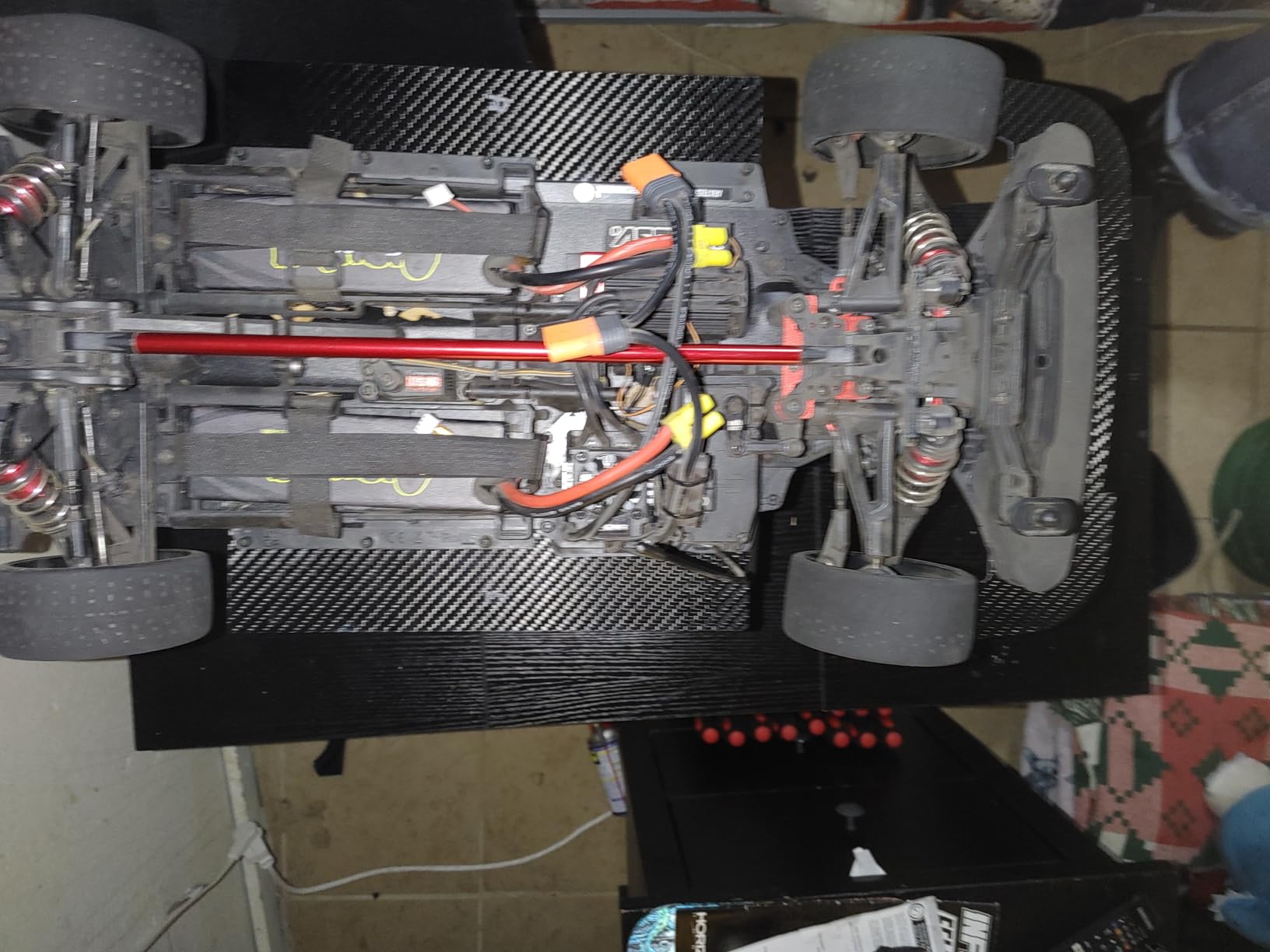 MORLORDY 2Pcs Carbon Fiber RC Chassis Side Skirts Side Panels Widening Kit 46mm for 1/7 Arrma Felony 6S/ Infraction 6S/ Limitless RC Car Truck Upgrade Part customer photo 1