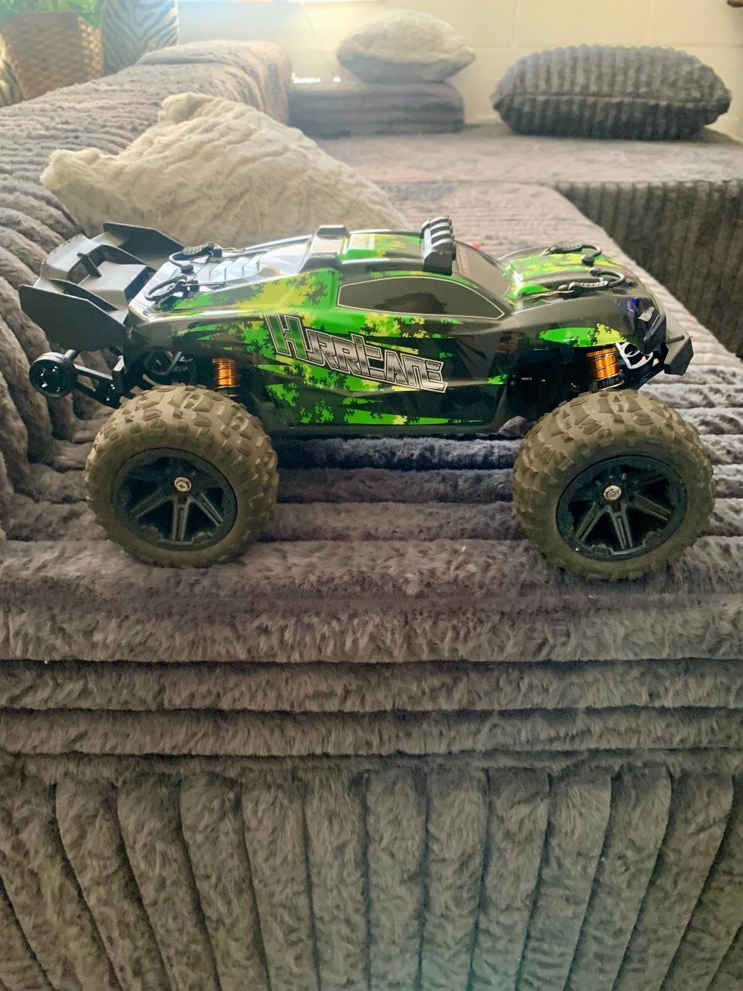 1:14 Scale All Terrain RC Cars for Adults & Boys (HS14323), Max Fast 40+ KPH, 4WD Off-Road RC Truck for Snow & Sand & Mud, 4X4 Waterproof Remote Control Car with 2 Rechargeable Batteries customer photo 1