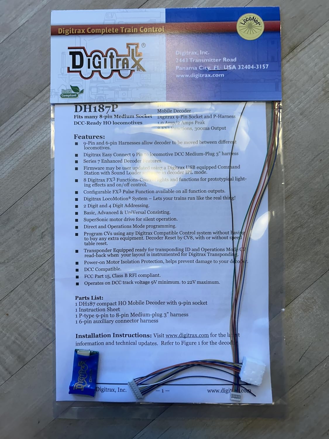 Digitrax DH187P HO Scale Decoder customer photo 2